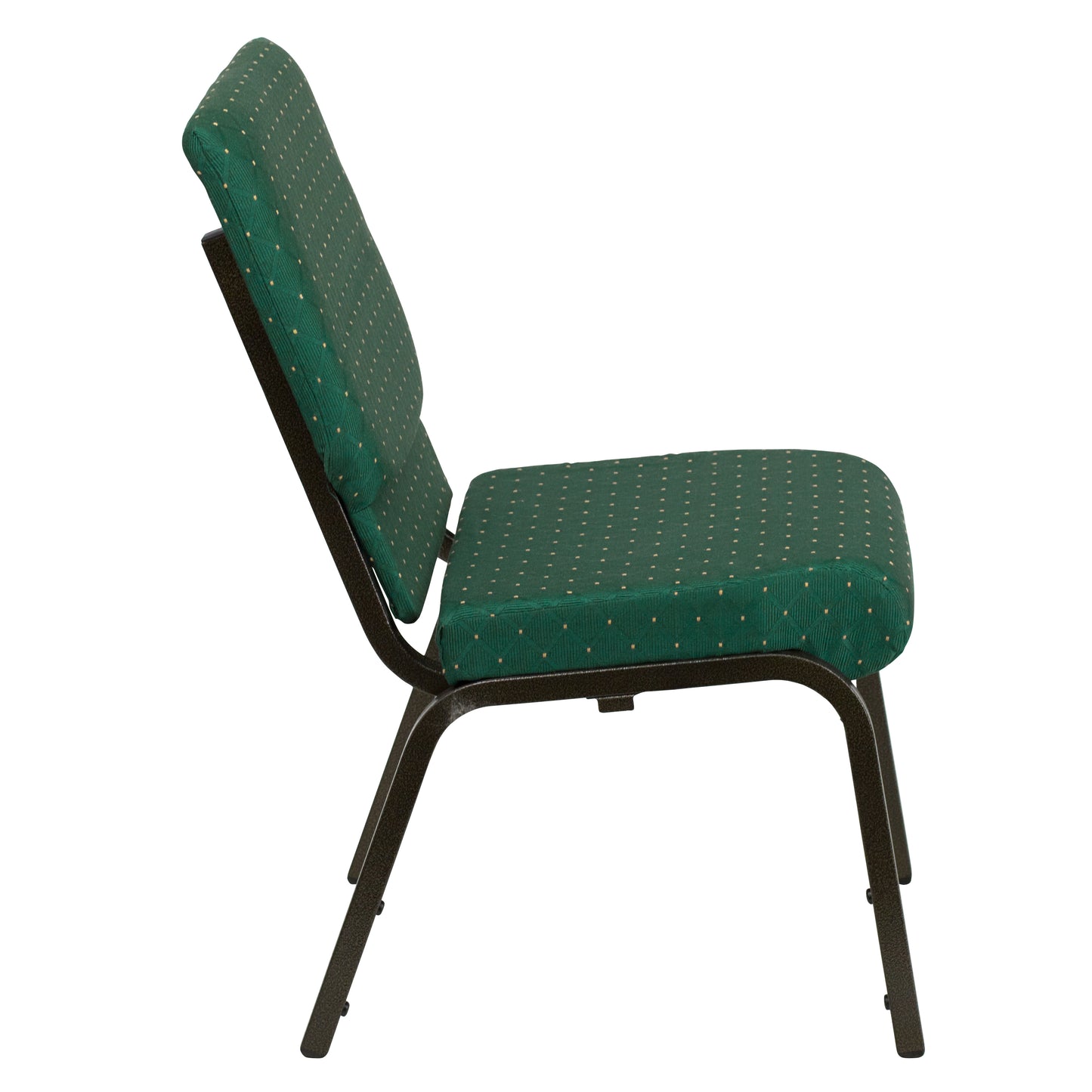 Green Fabric Church Chair XU-CH-60096-GN-GG