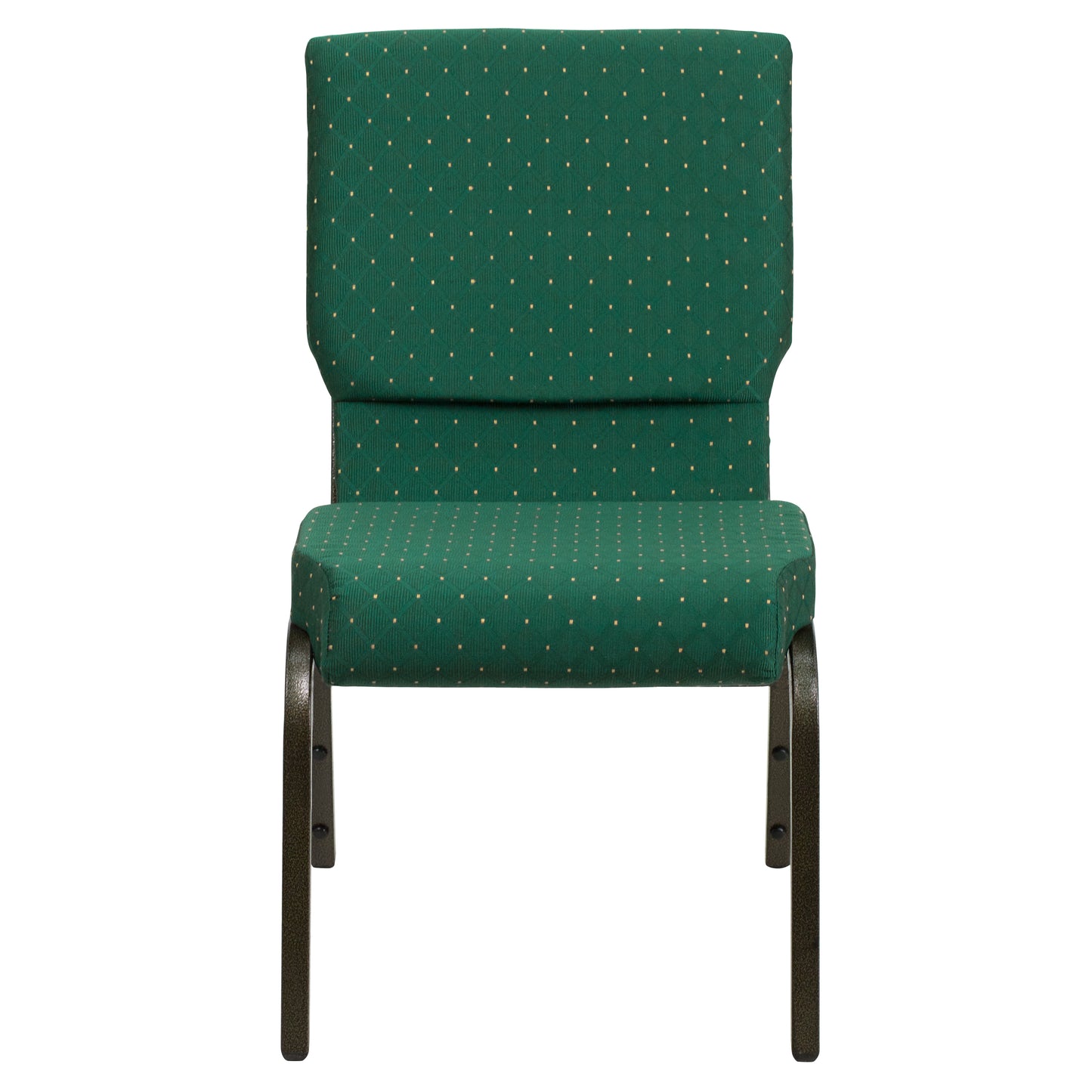 Green Fabric Church Chair XU-CH-60096-GN-GG