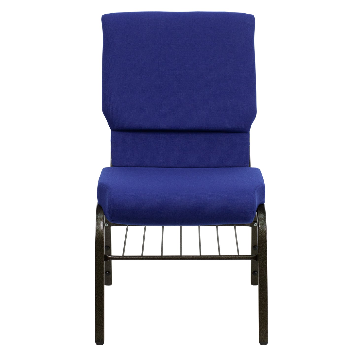 Blue Fabric Church Chair XU-CH-60096-NVY-BAS-GG