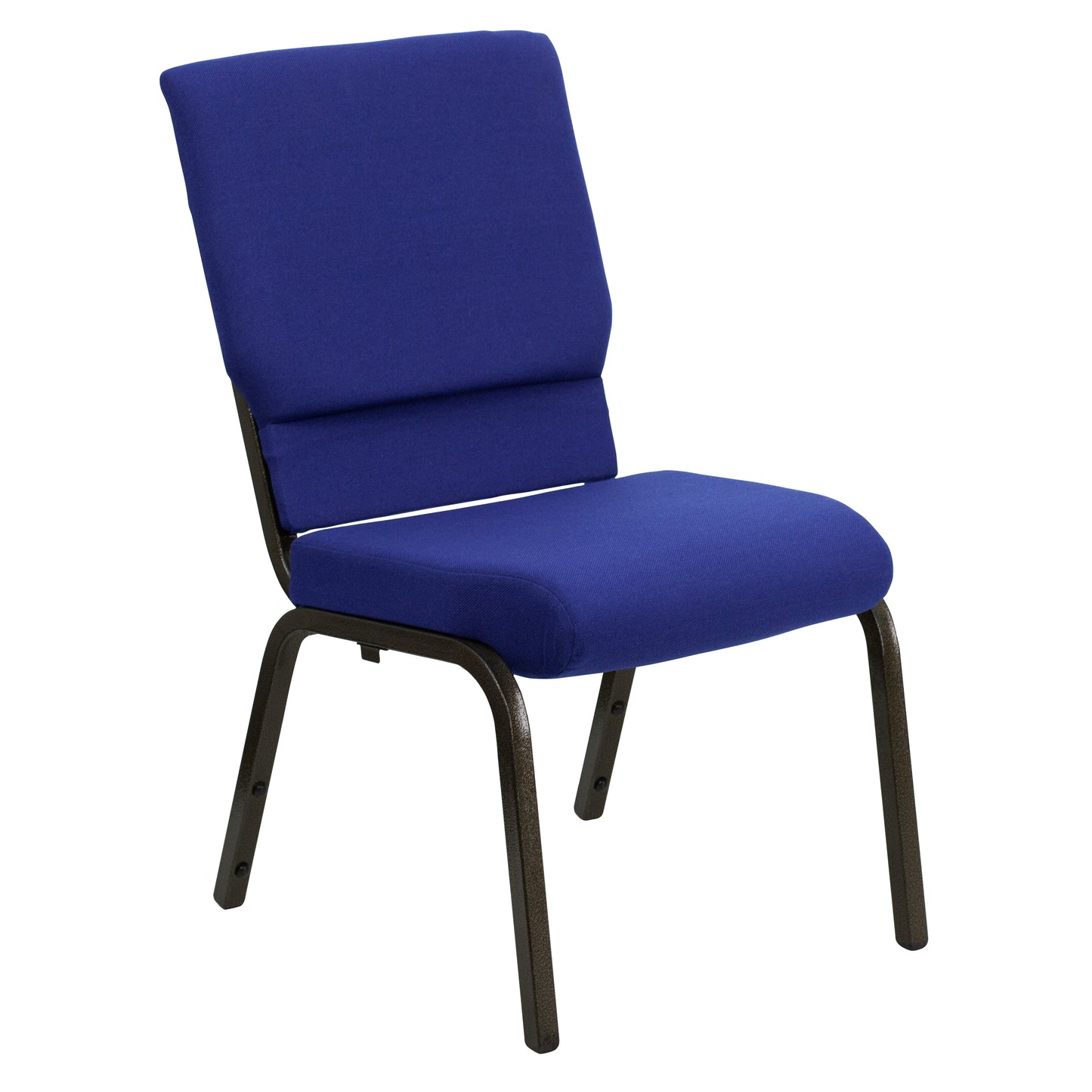 Blue Fabric Church Chair XU-CH-60096-NVY-GG