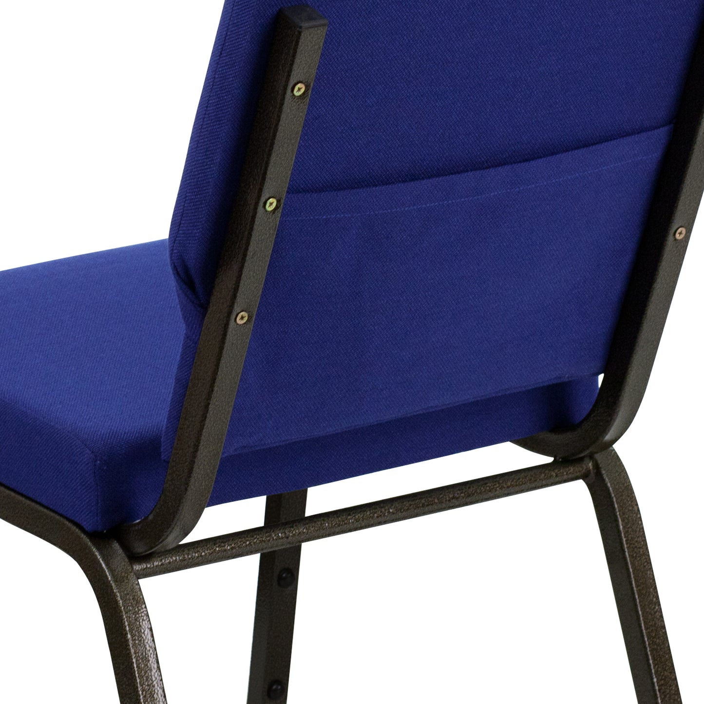 Blue Fabric Church Chair XU-CH-60096-NVY-GG