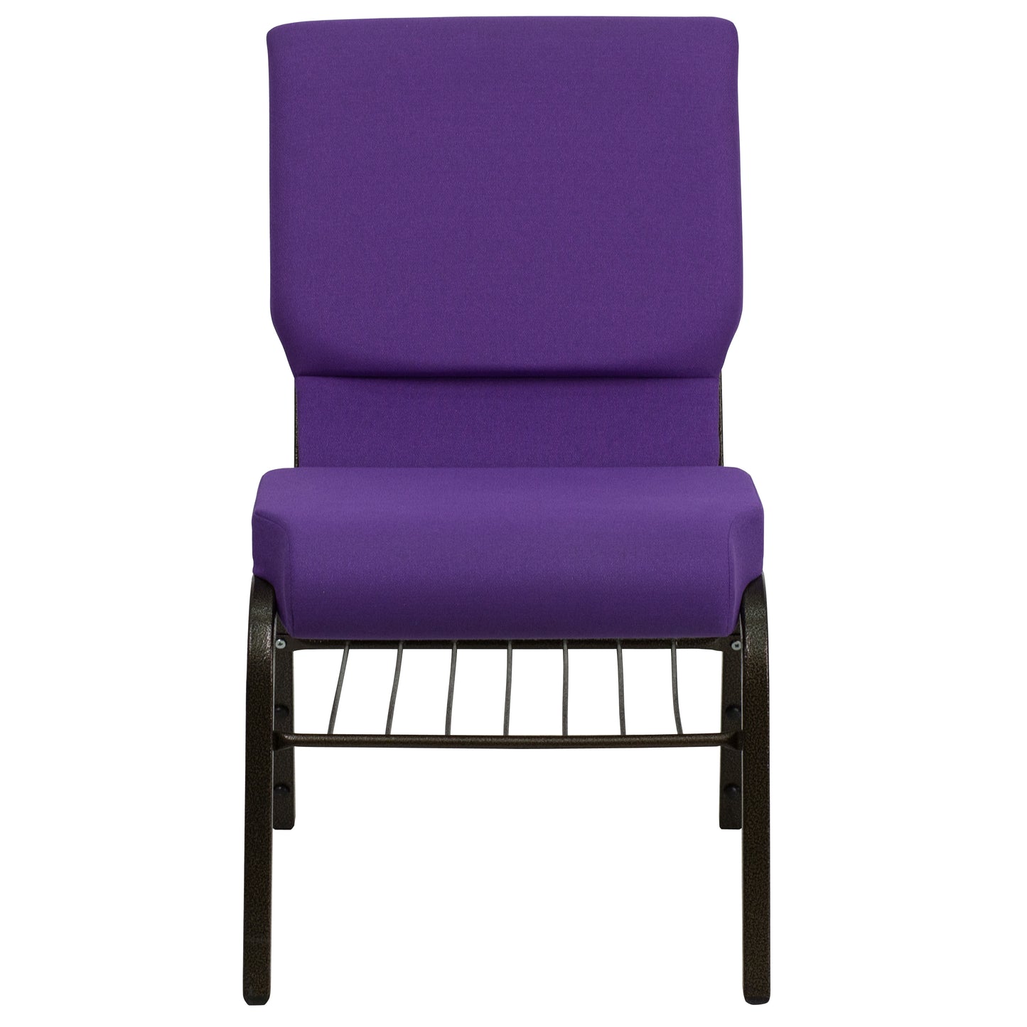 Purple Fabric Church Chair XU-CH-60096-PU-BAS-GG