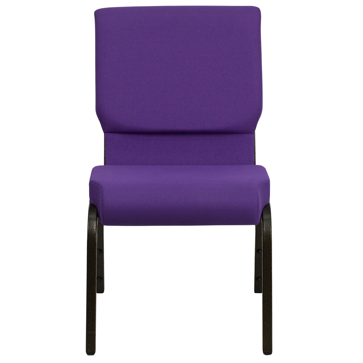 Purple Fabric Church Chair XU-CH-60096-PU-GG