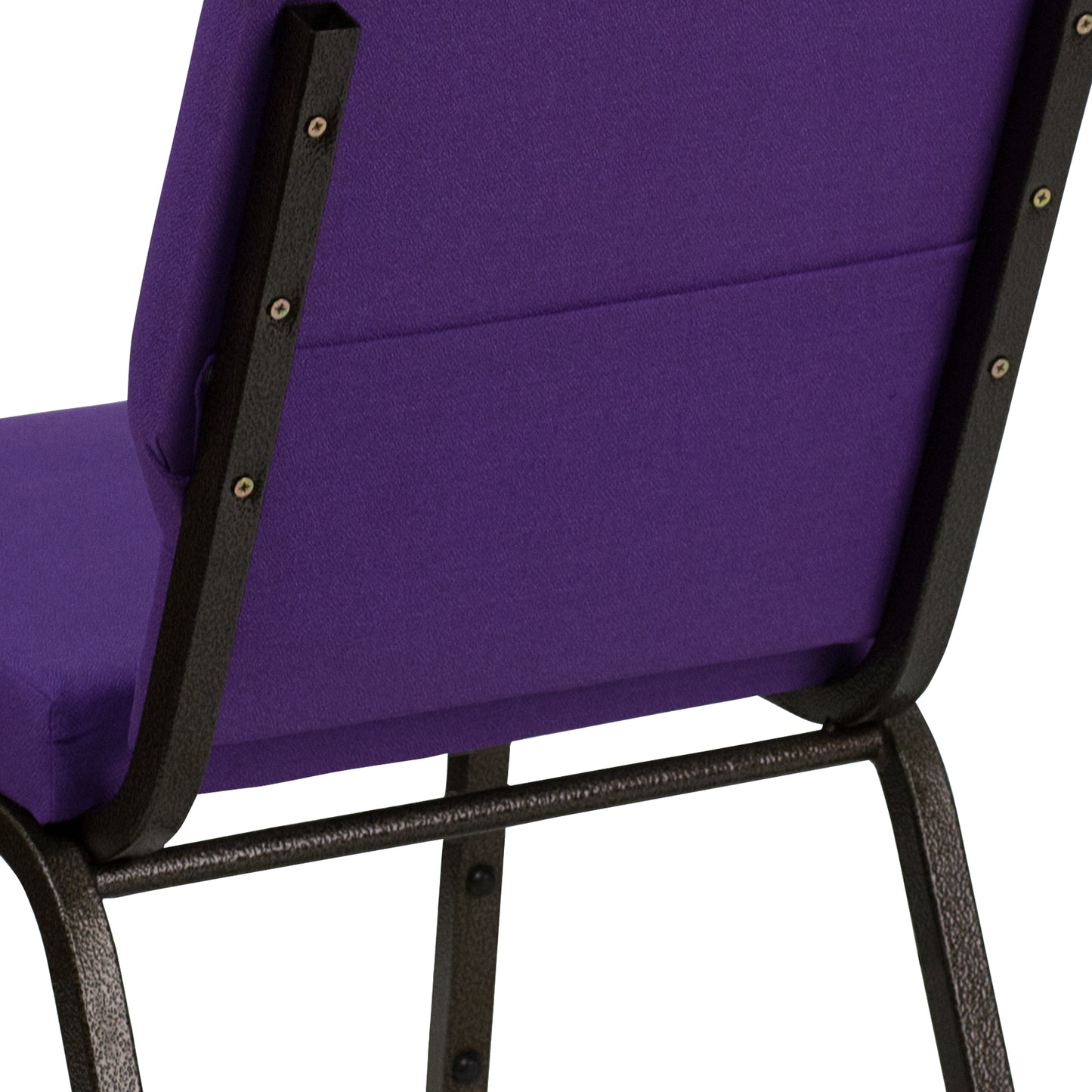 Purple Fabric Church Chair XU-CH-60096-PU-GG