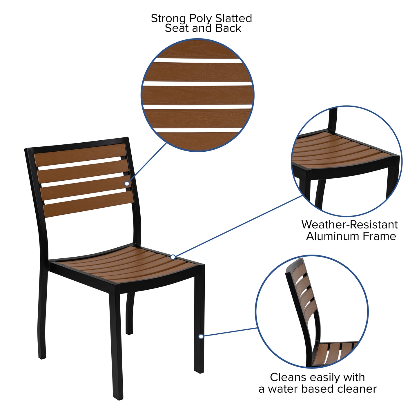 Faux Teak Patio Table & Chairs XU-DG-304860364-UB19BNV-GG