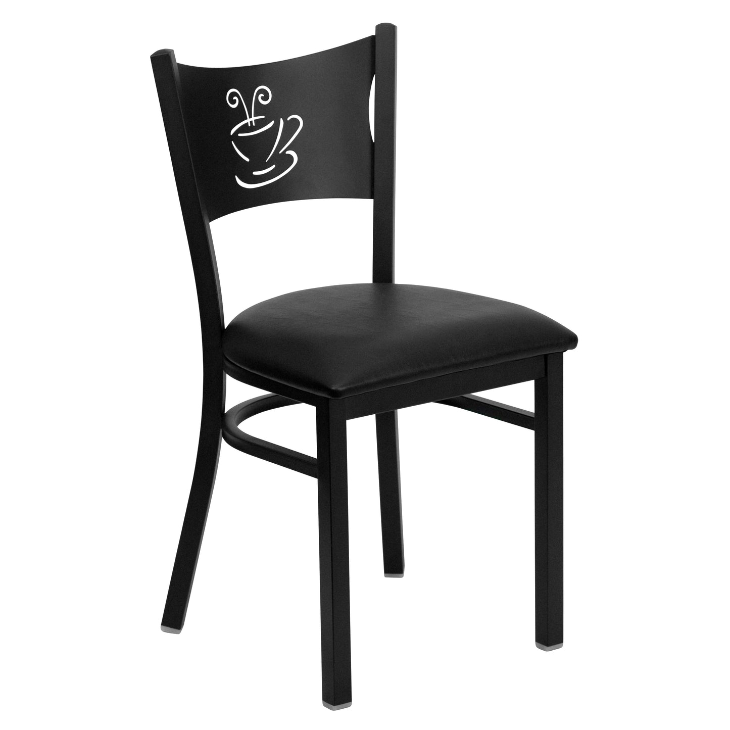 Black Coffee Chair-Black Seat XU-DG-60099-COF-BLKV-GG