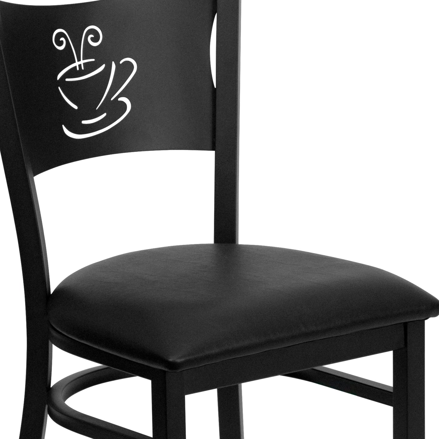 Black Coffee Chair-Black Seat XU-DG-60099-COF-BLKV-GG