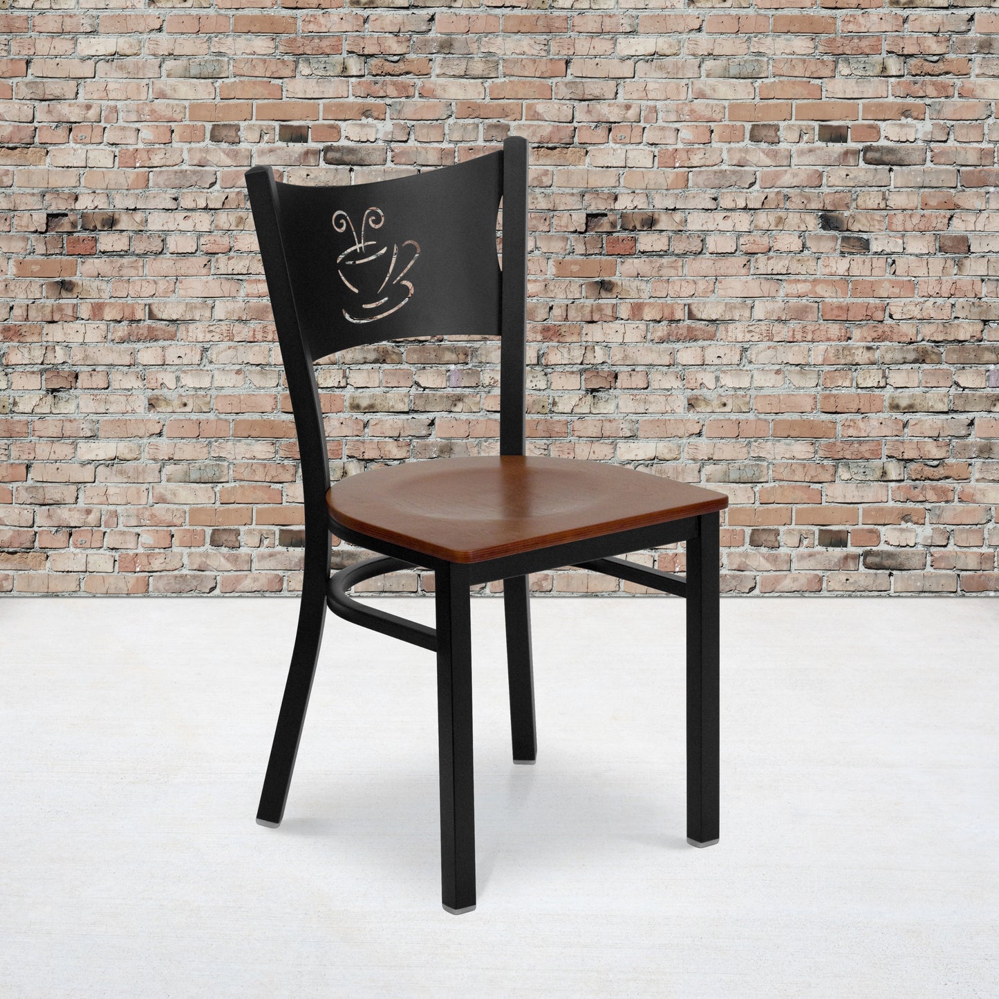 Black Coffee Chair-Cherry Seat XU-DG-60099-COF-CHYW-GG