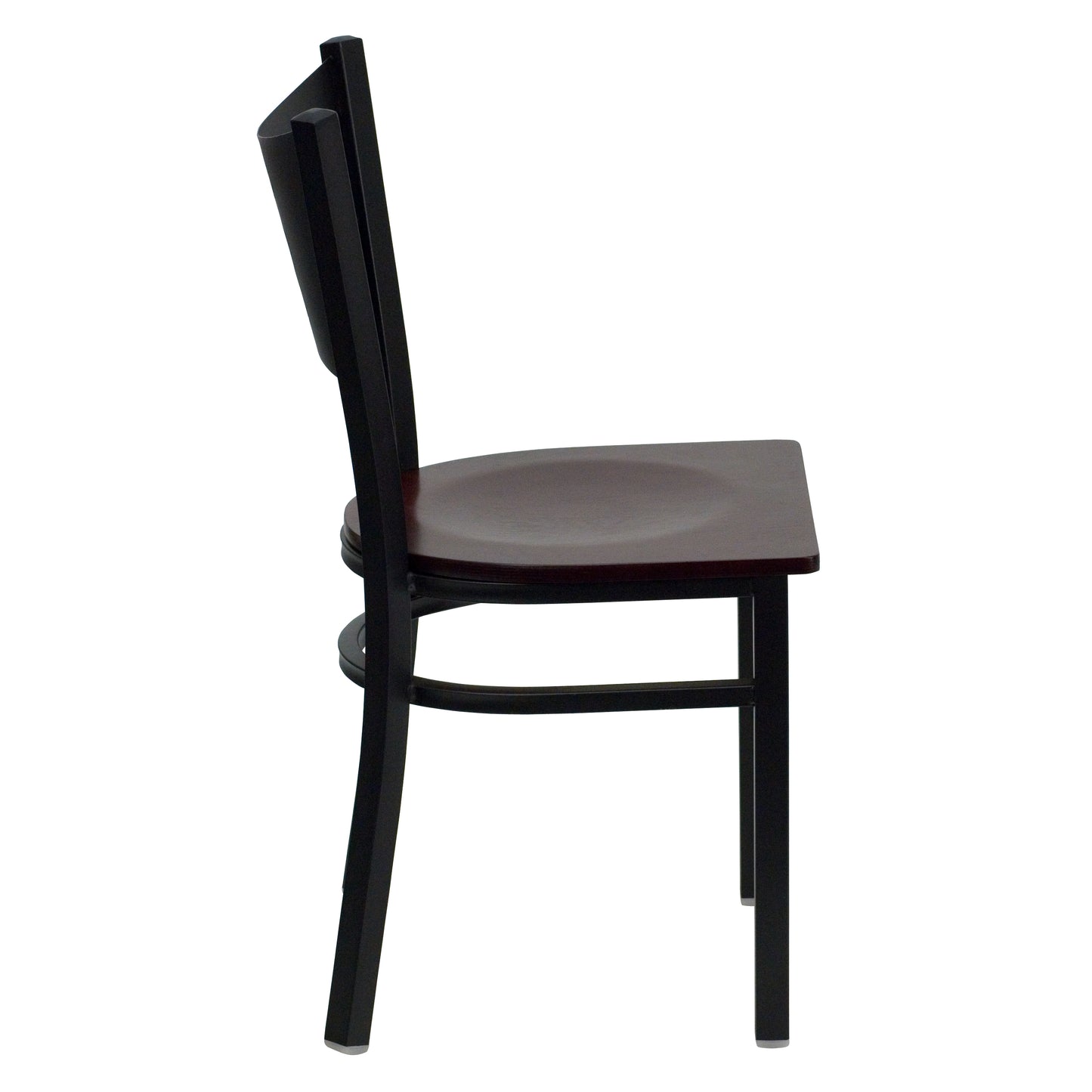 Black Coffee Chair-Mah Seat XU-DG-60099-COF-MAHW-GG