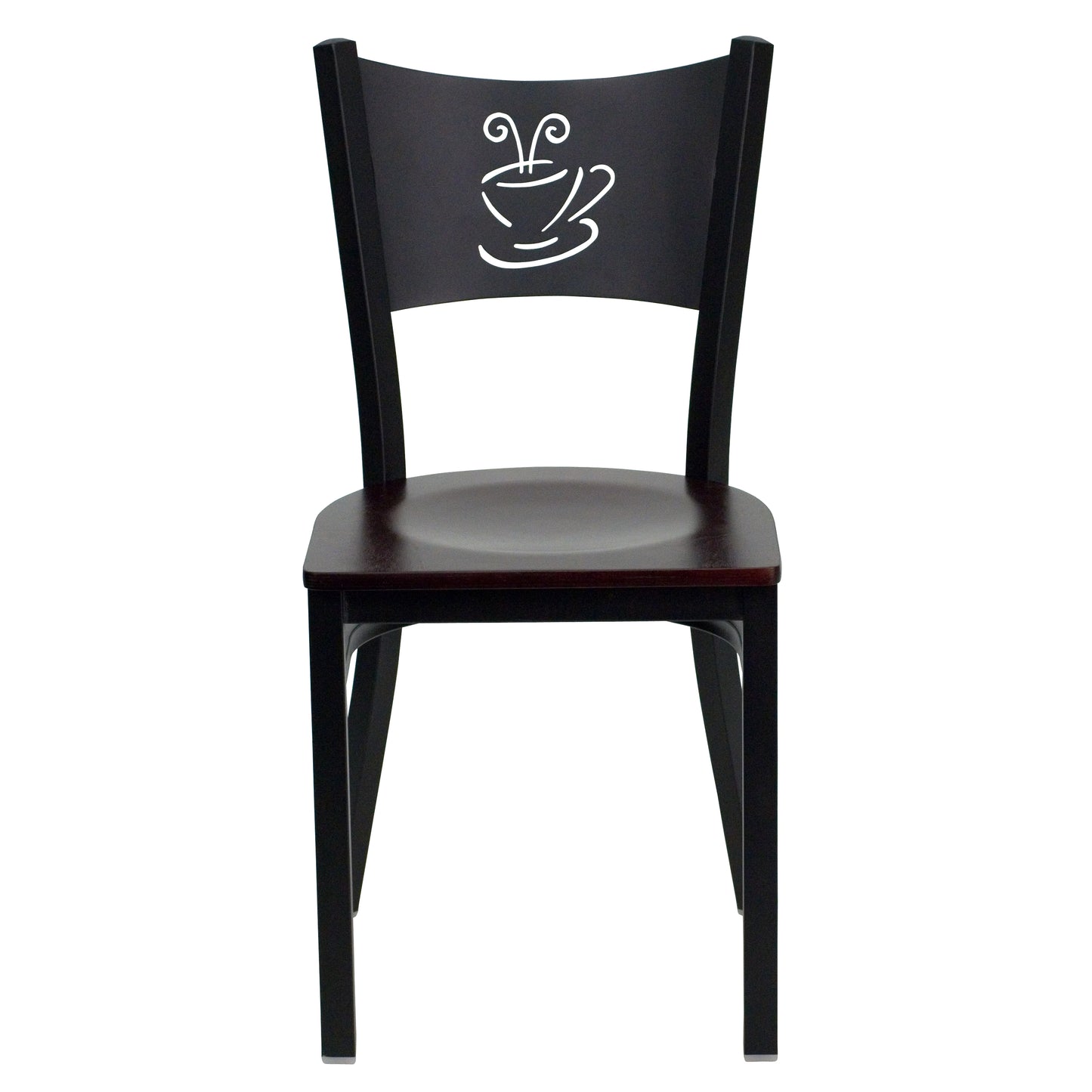 Black Coffee Chair-Mah Seat XU-DG-60099-COF-MAHW-GG