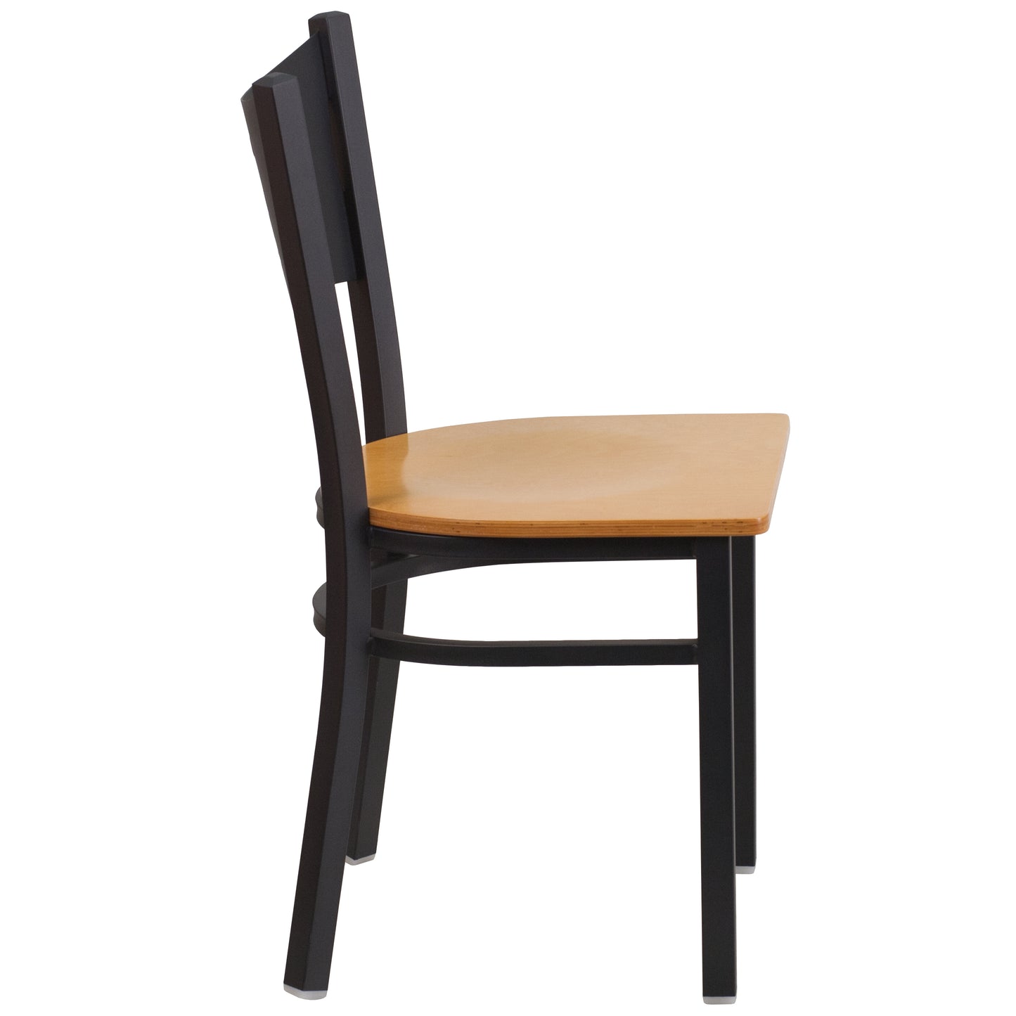 Black Coffee Chair-Nat Seat XU-DG-60099-COF-NATW-GG