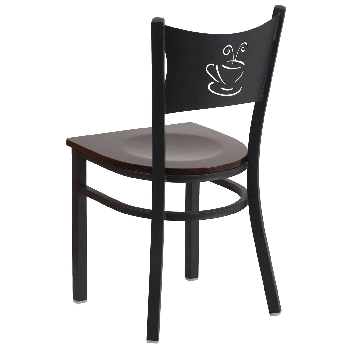 Black Coffee Chair-Wal Seat XU-DG-60099-COF-WALW-GG