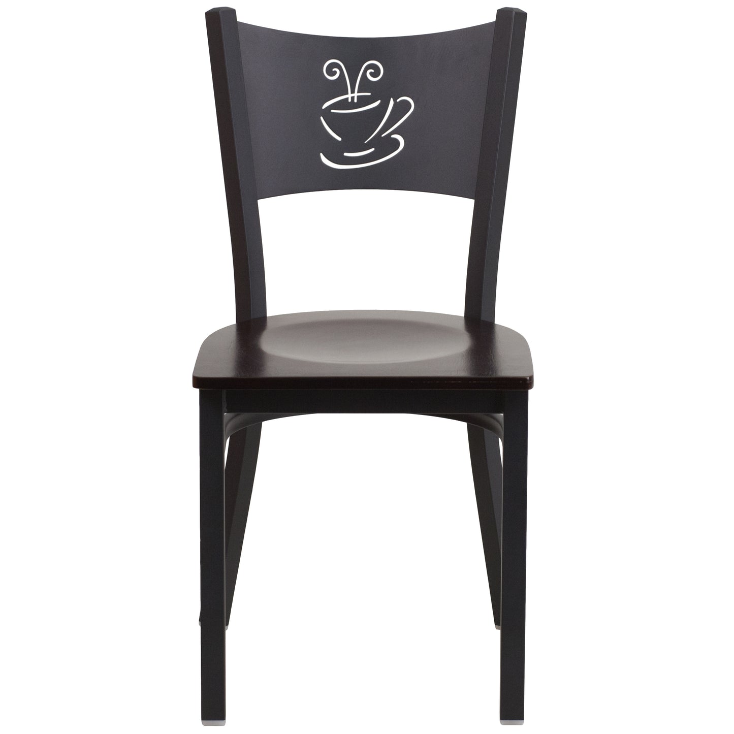 Black Coffee Chair-Wal Seat XU-DG-60099-COF-WALW-GG