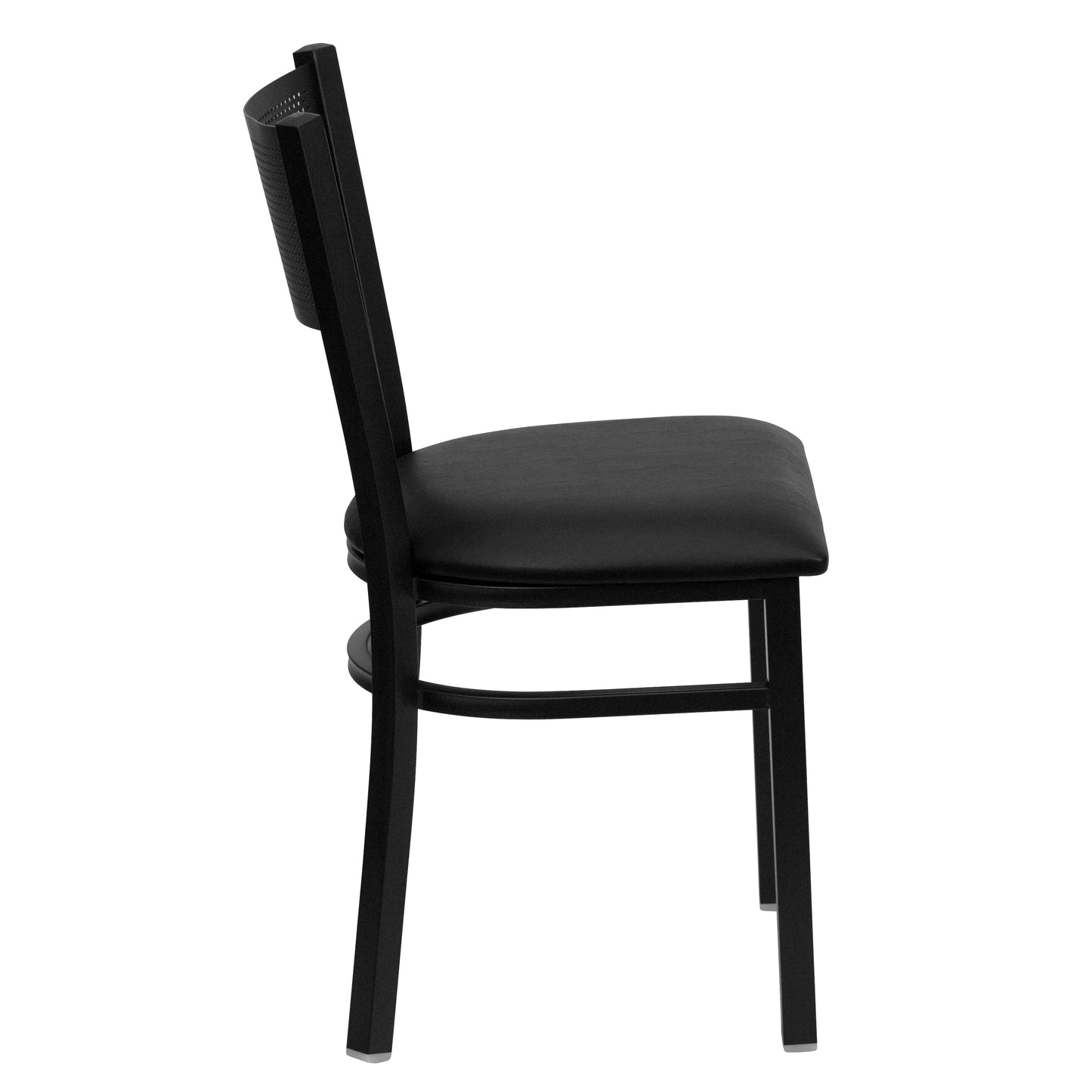 Black Grid Chair-Black Seat XU-DG-60115-GRD-BLKV-GG