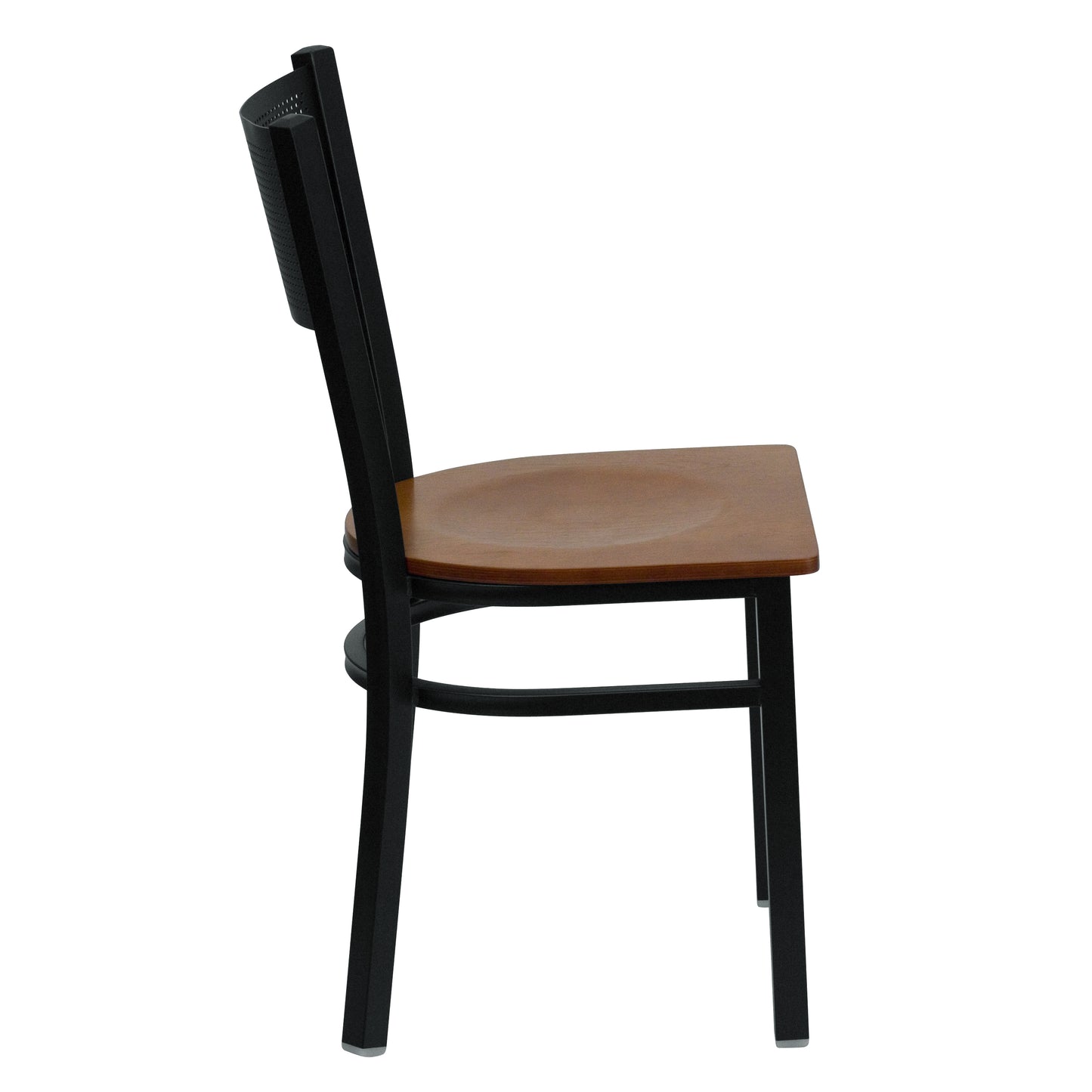 Black Grid Chair-Cherry Seat XU-DG-60115-GRD-CHYW-GG