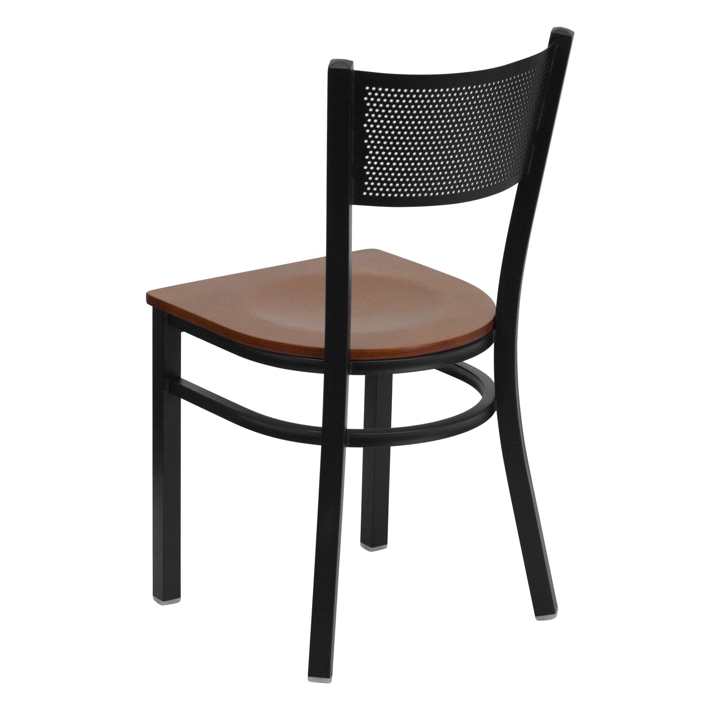 Black Grid Chair-Cherry Seat XU-DG-60115-GRD-CHYW-GG