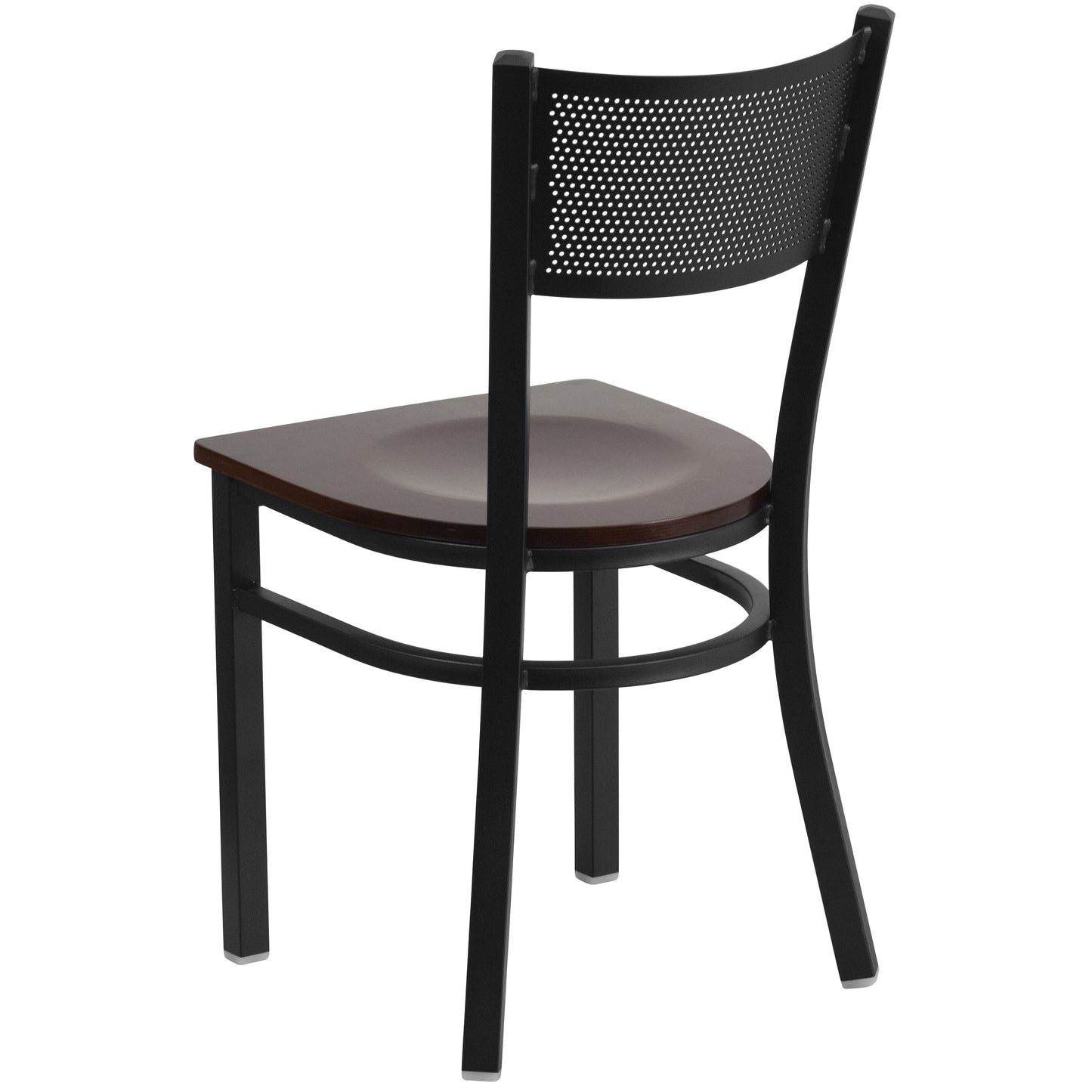 Black Grid Chair-Wal Seat XU-DG-60115-GRD-WALW-GG