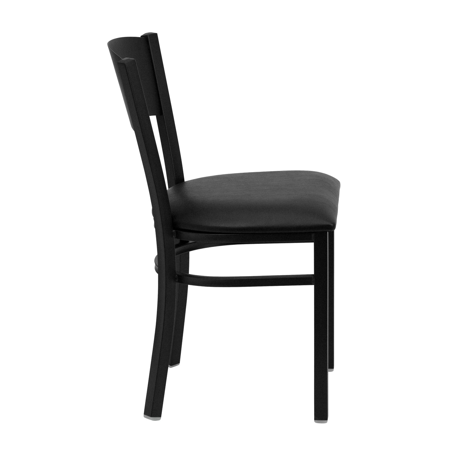 Black Circle Chair-Black Seat XU-DG-60119-CIR-BLKV-GG