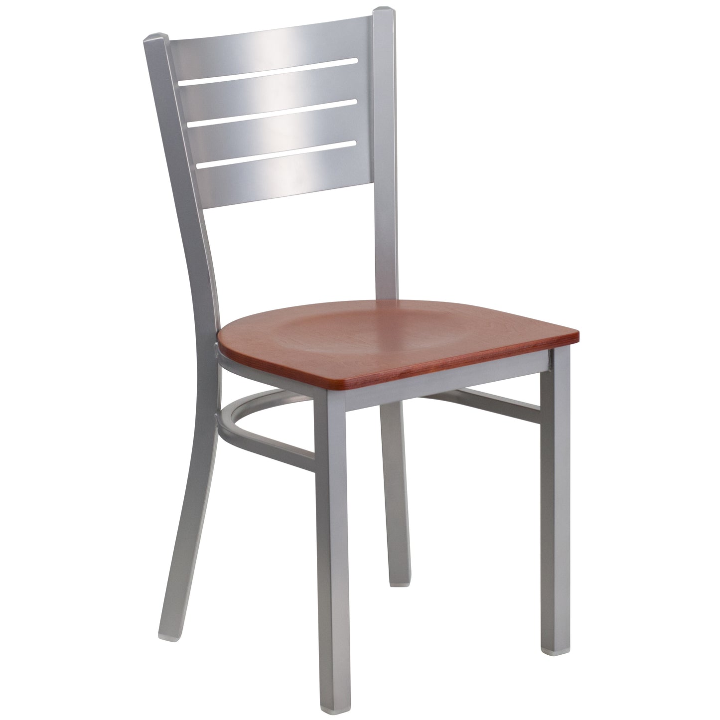 Silver Slat Chair-Chy Seat XU-DG-60401-CHYW-GG