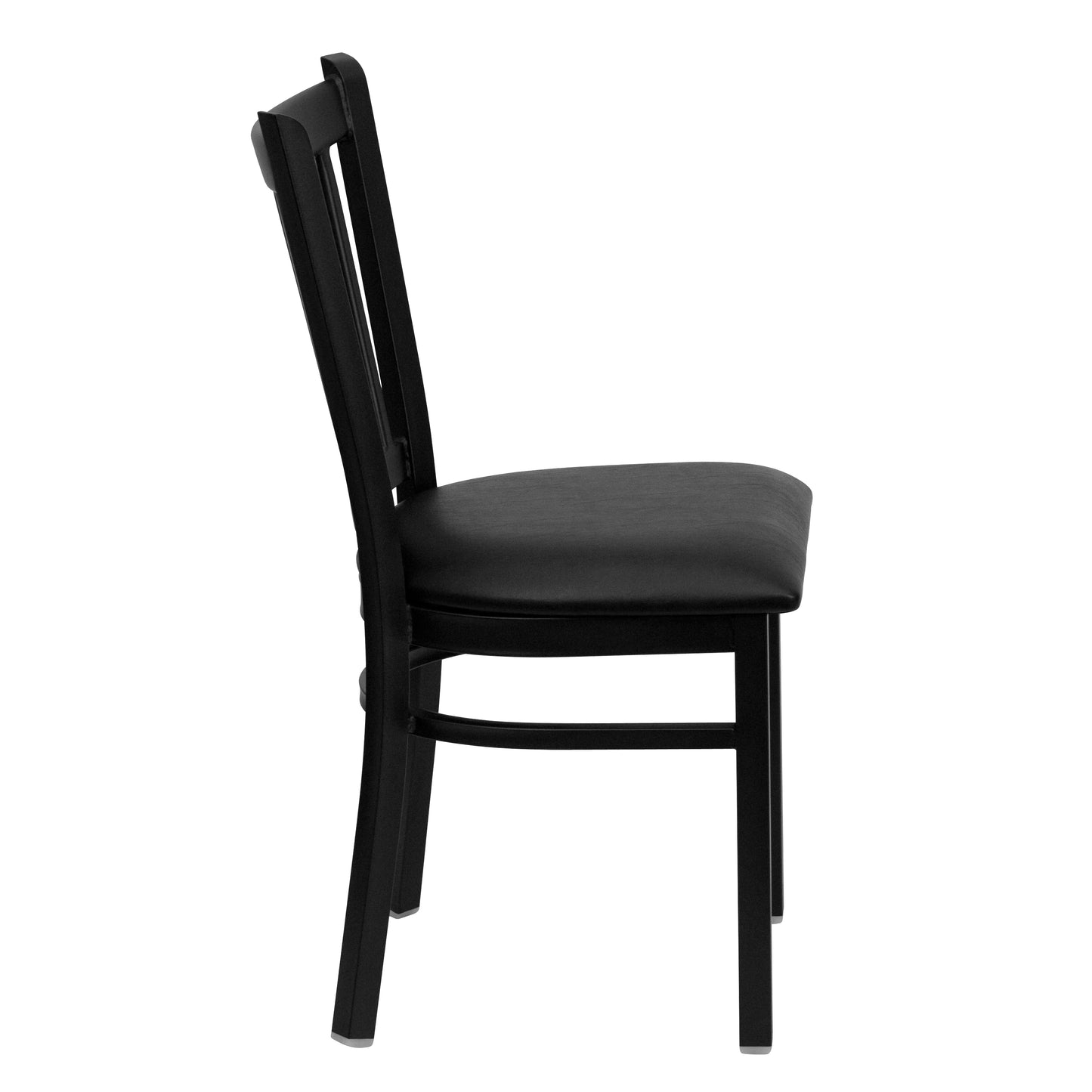 Black Vert Chair-Black Seat XU-DG-6Q2B-VRT-BLKV-GG