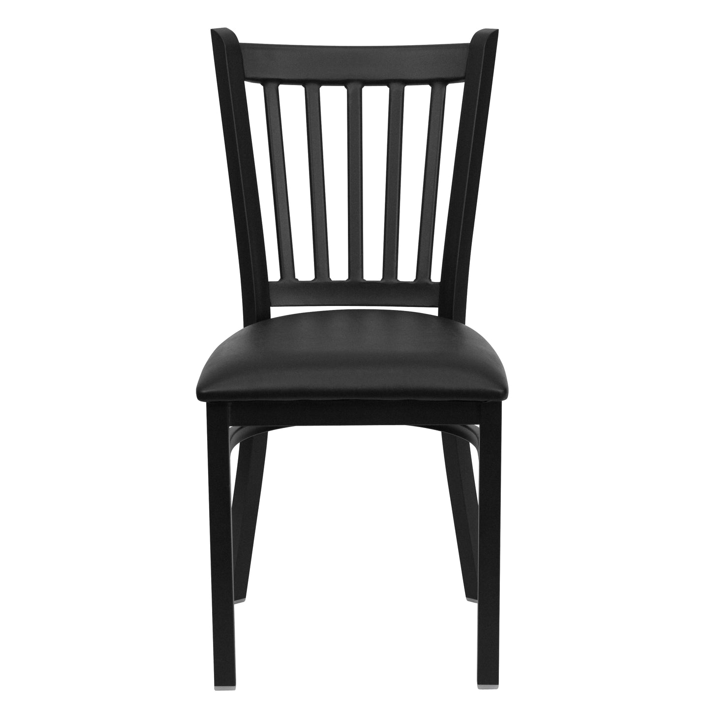 Black Vert Chair-Black Seat XU-DG-6Q2B-VRT-BLKV-GG