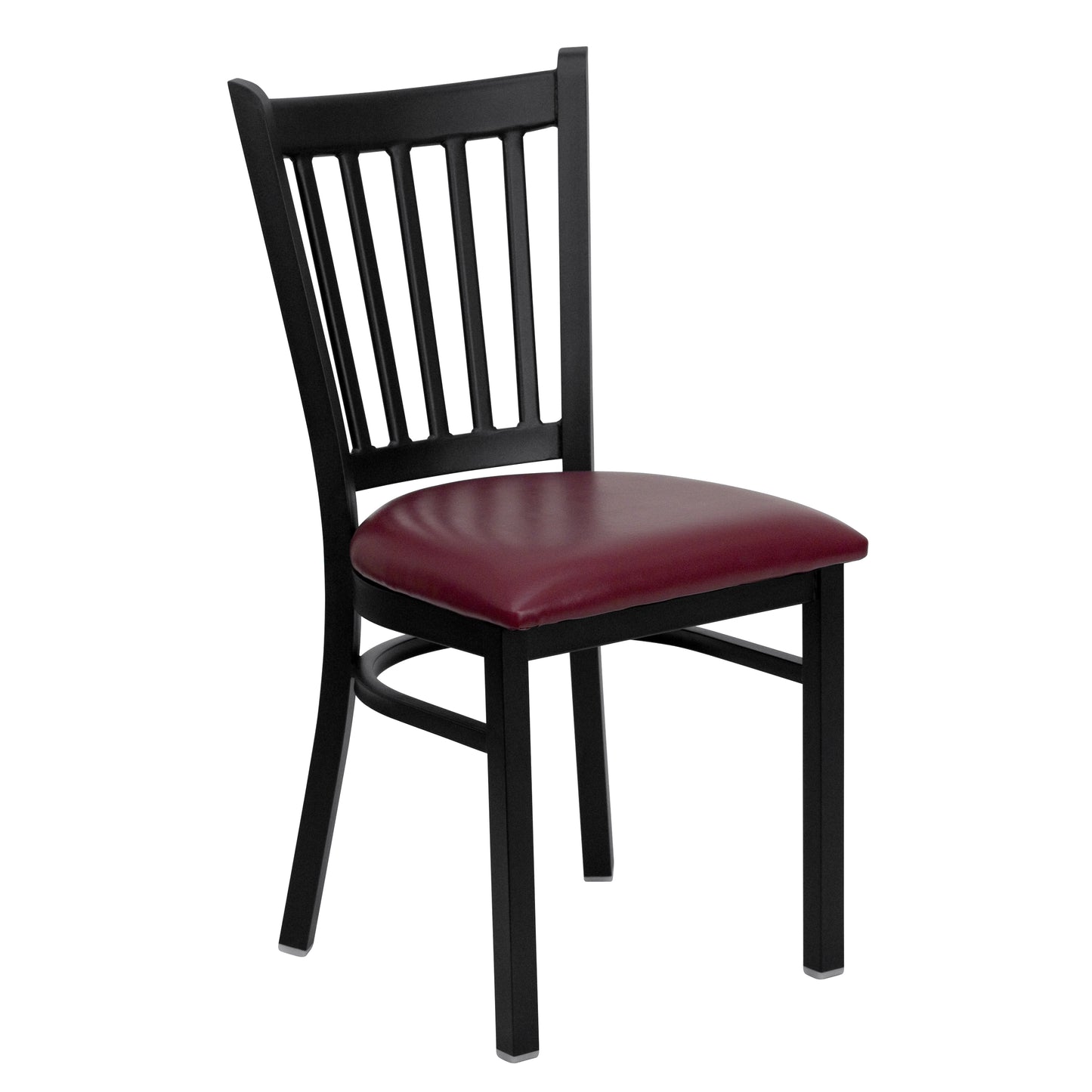 Black Vert Chair-Burg Seat XU-DG-6Q2B-VRT-BURV-GG