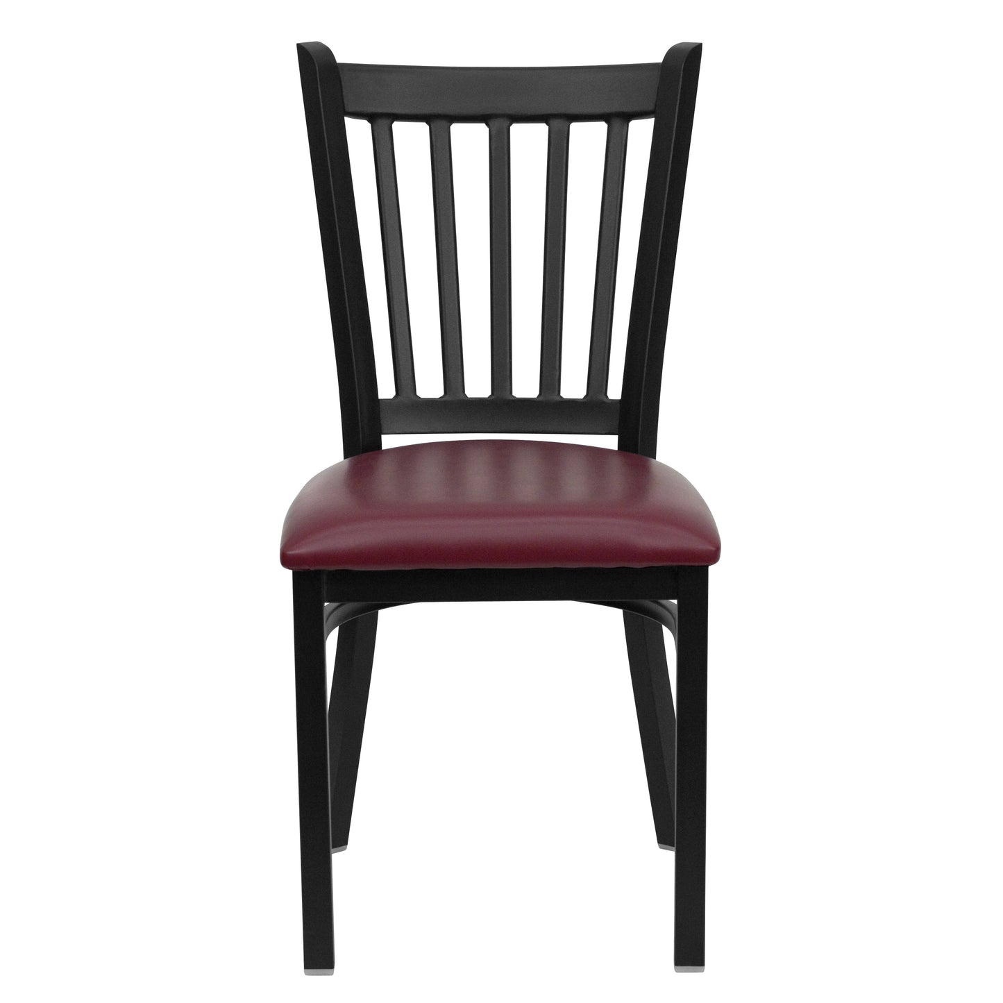 Black Vert Chair-Burg Seat XU-DG-6Q2B-VRT-BURV-GG