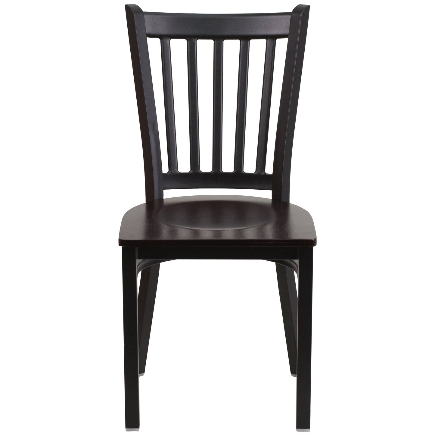 Black Vert Chair-Wal Seat XU-DG-6Q2B-VRT-WALW-GG