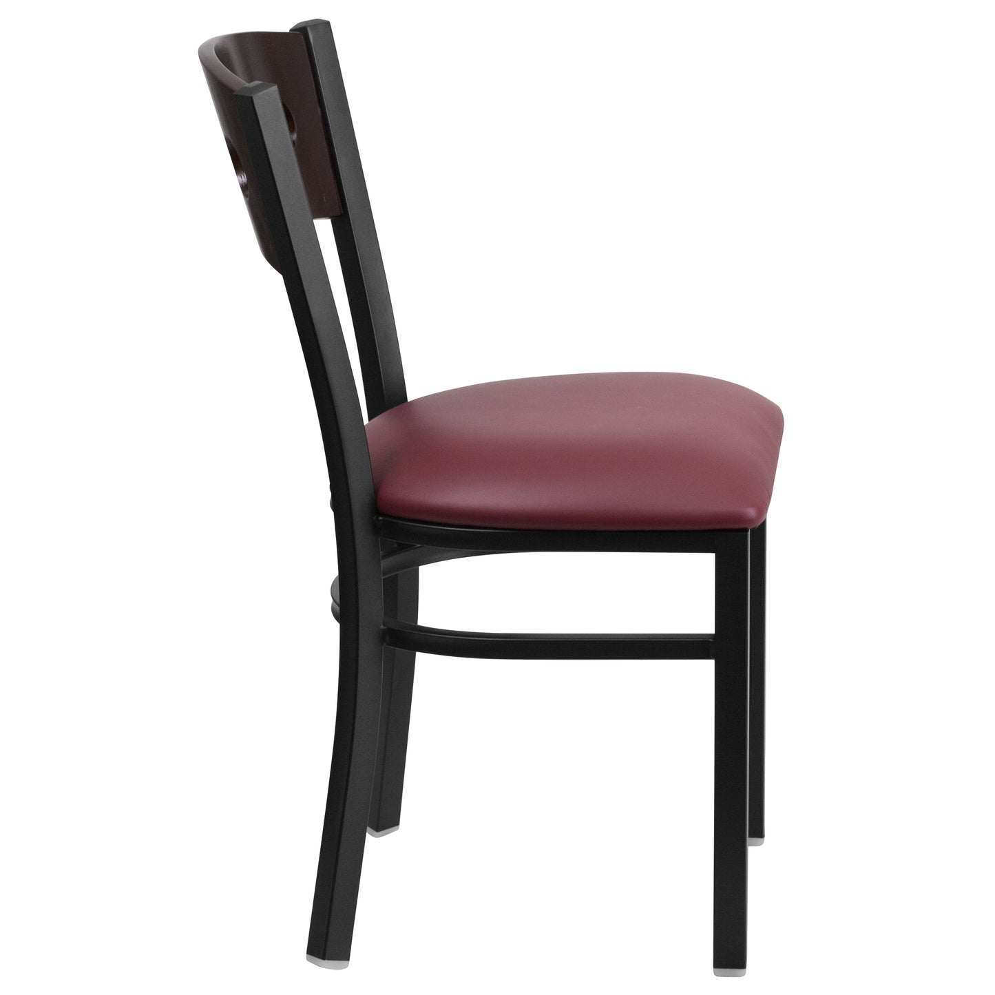 Bk/Wal 3 Circ Chair-Burg Seat XU-DG-6Y2B-WAL-BURV-GG