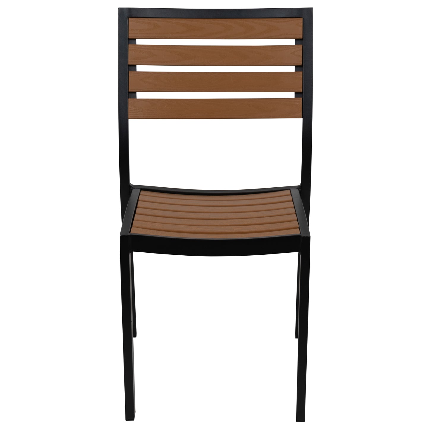 Outdoor Faux Teak Side Chair XU-DG-HW6036-GG