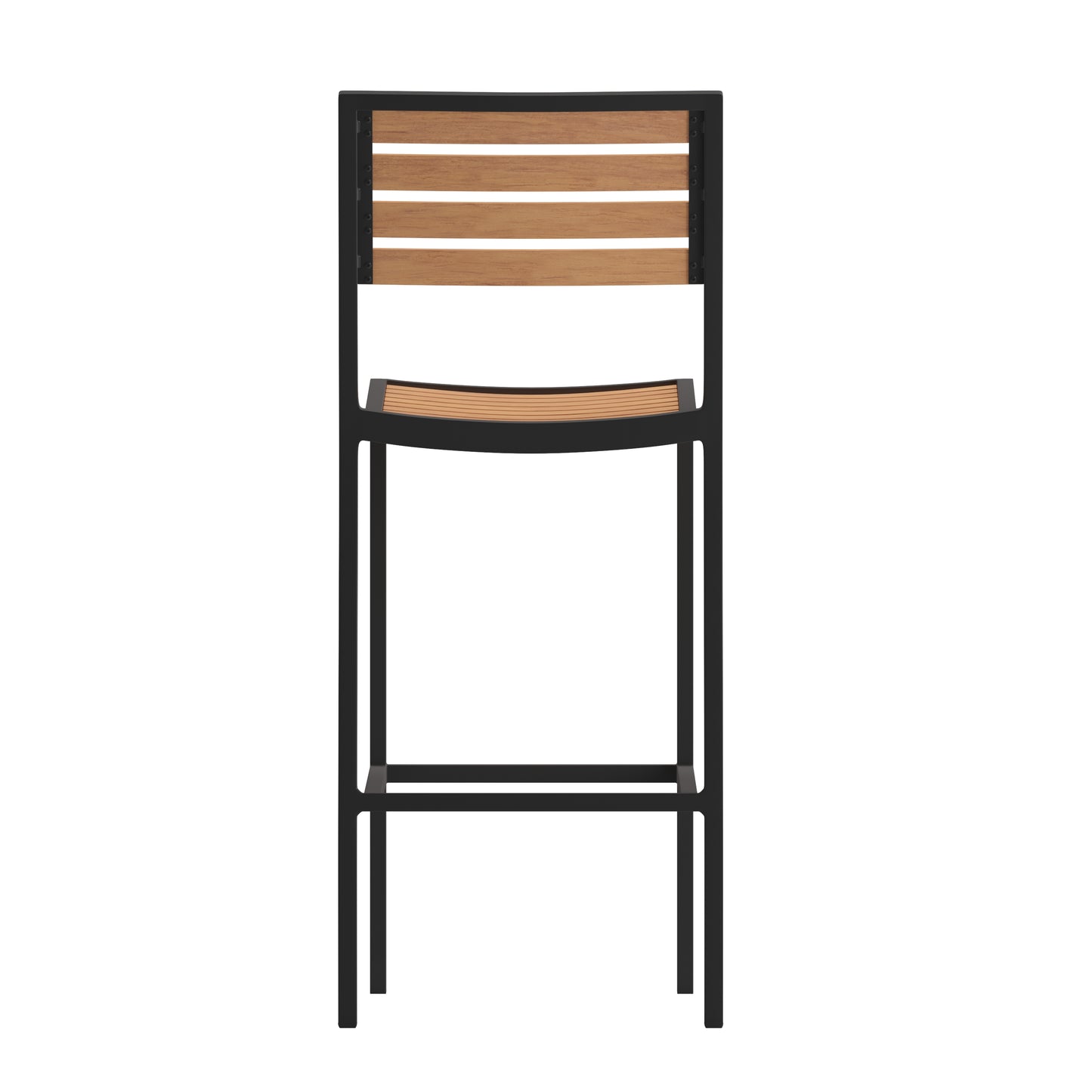 Faux Teak Patio Bar Stool XU-DG-HW6036B-GG