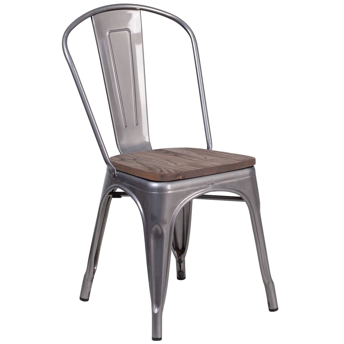 Clear Metal Stack Chair XU-DG-TP001-WD-GG