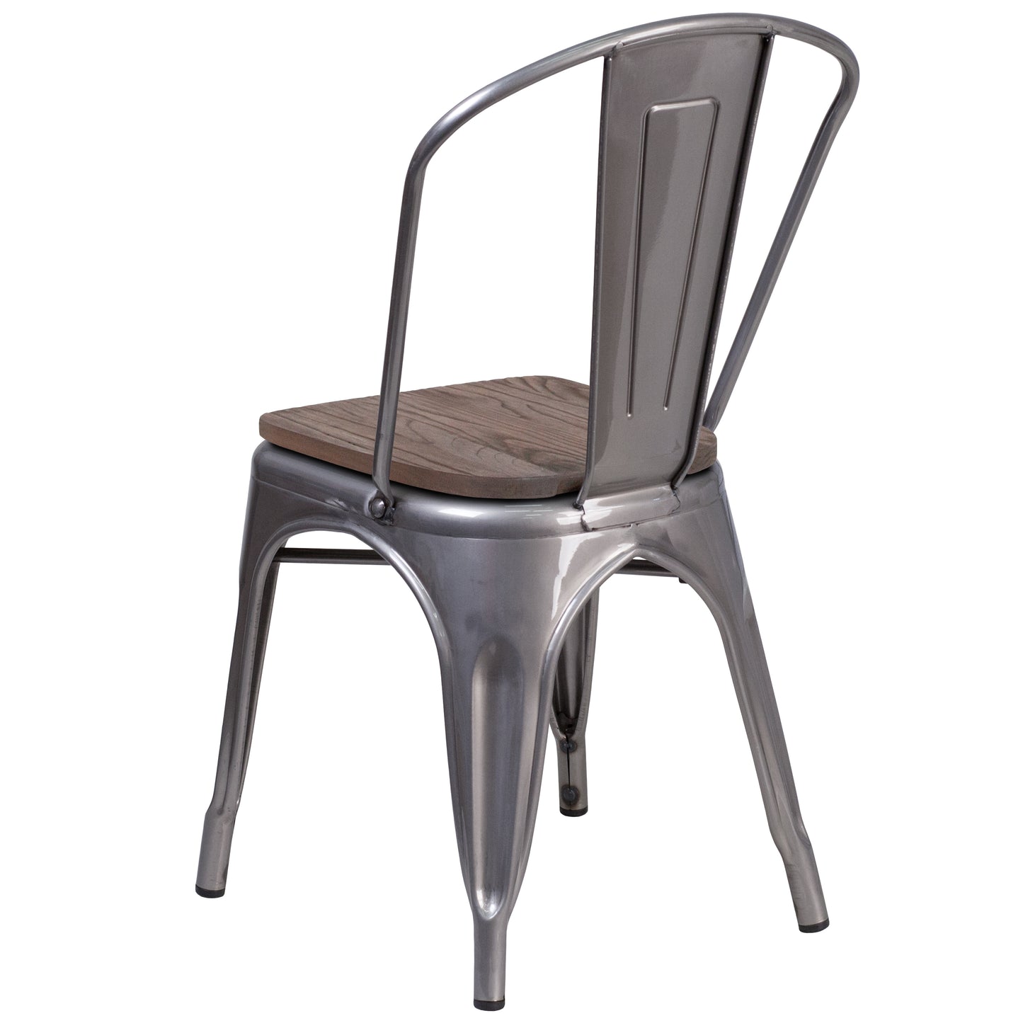 Clear Metal Stack Chair XU-DG-TP001-WD-GG