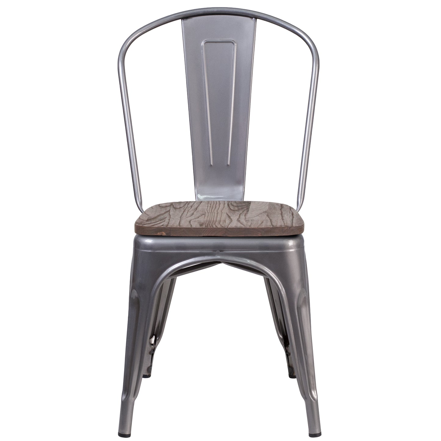 Clear Metal Stack Chair XU-DG-TP001-WD-GG