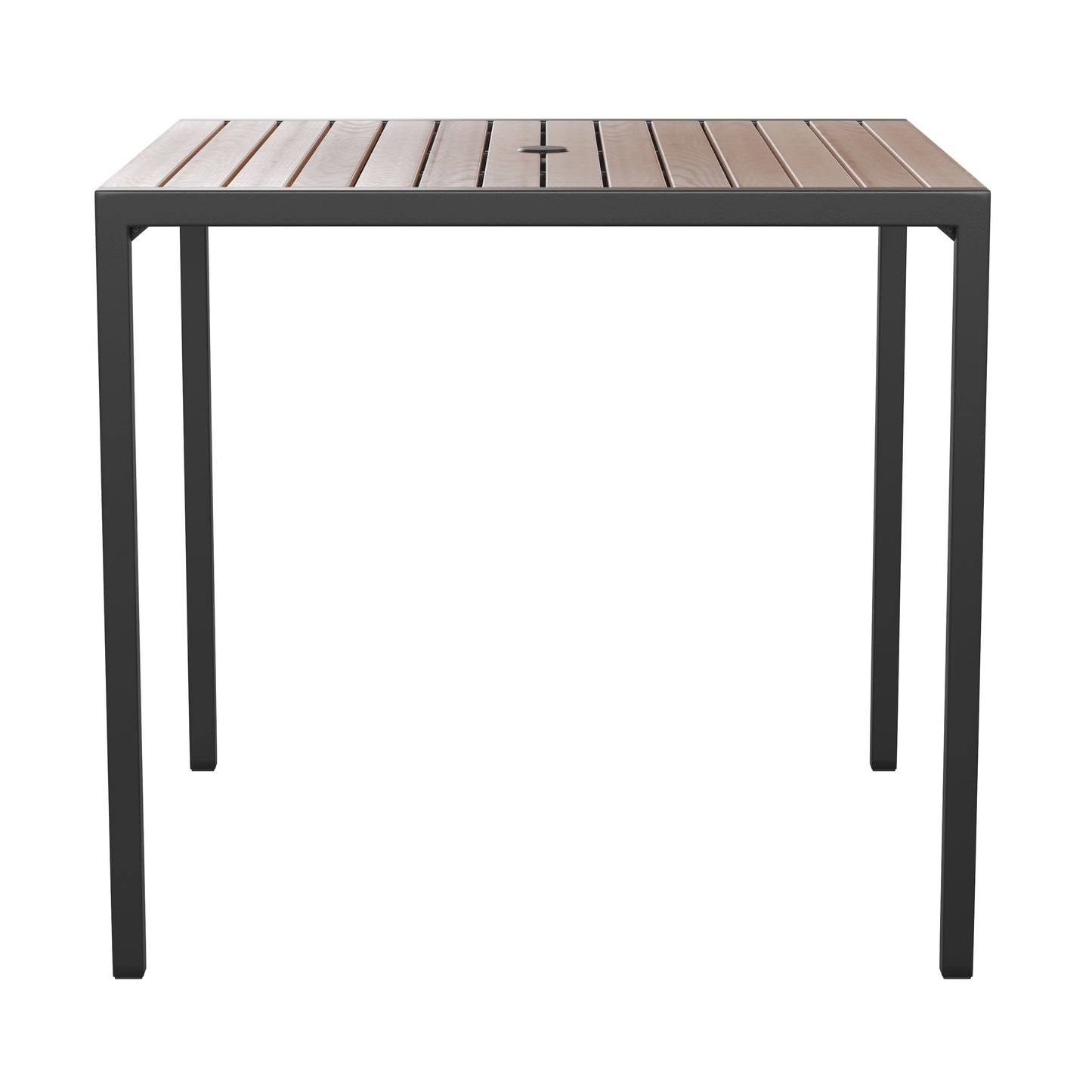 35" SQ Faux Teak Patio Table XU-DG-UH8100-GG