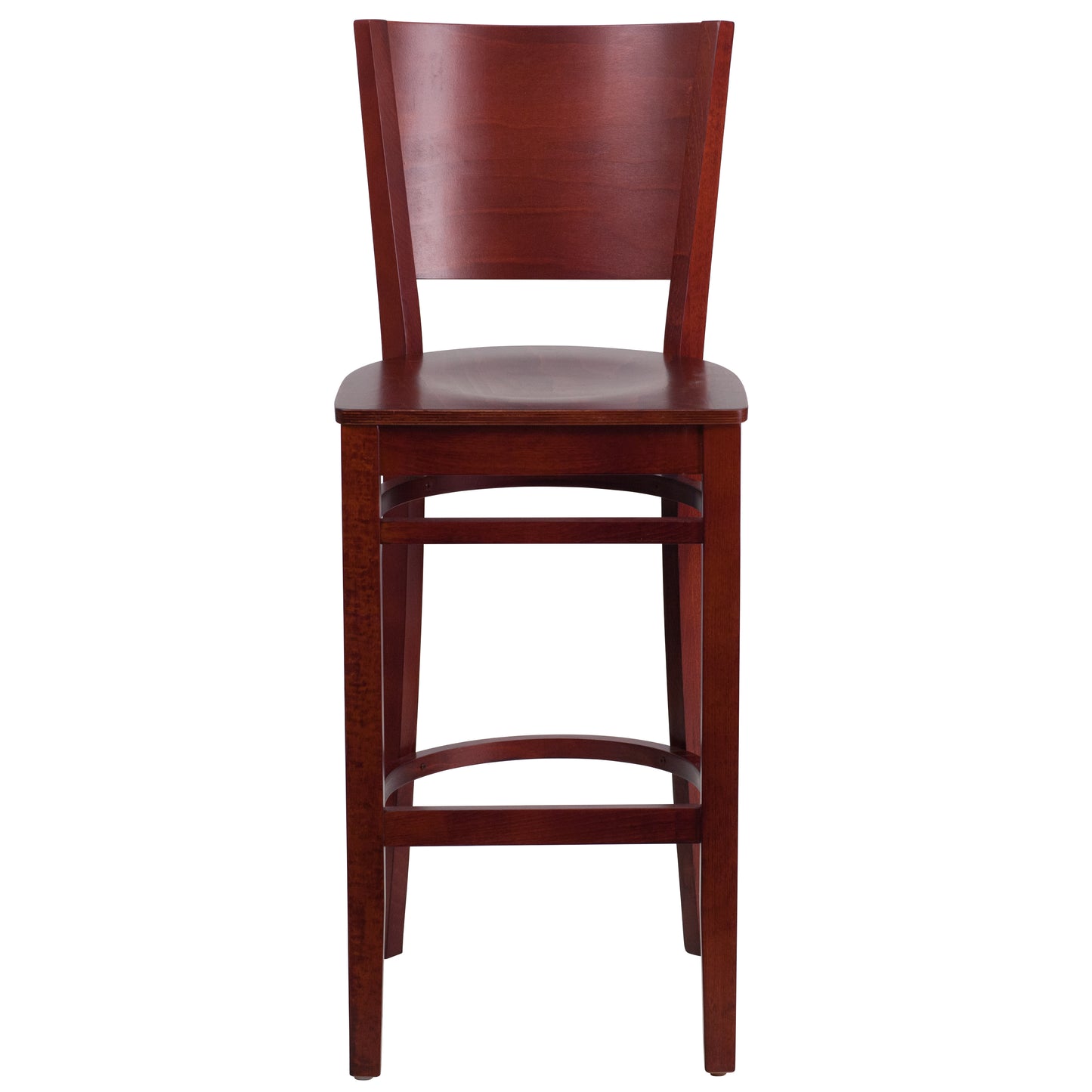 Mahogany Wood Stool XU-DG-W0094BAR-MAH-MAH-GG