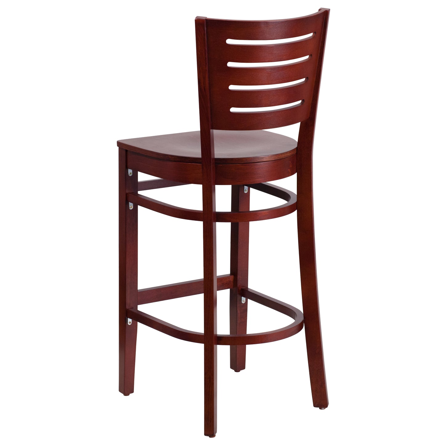 Mahogany Wood Stool XU-DG-W0108BBAR-MAH-MAH-GG