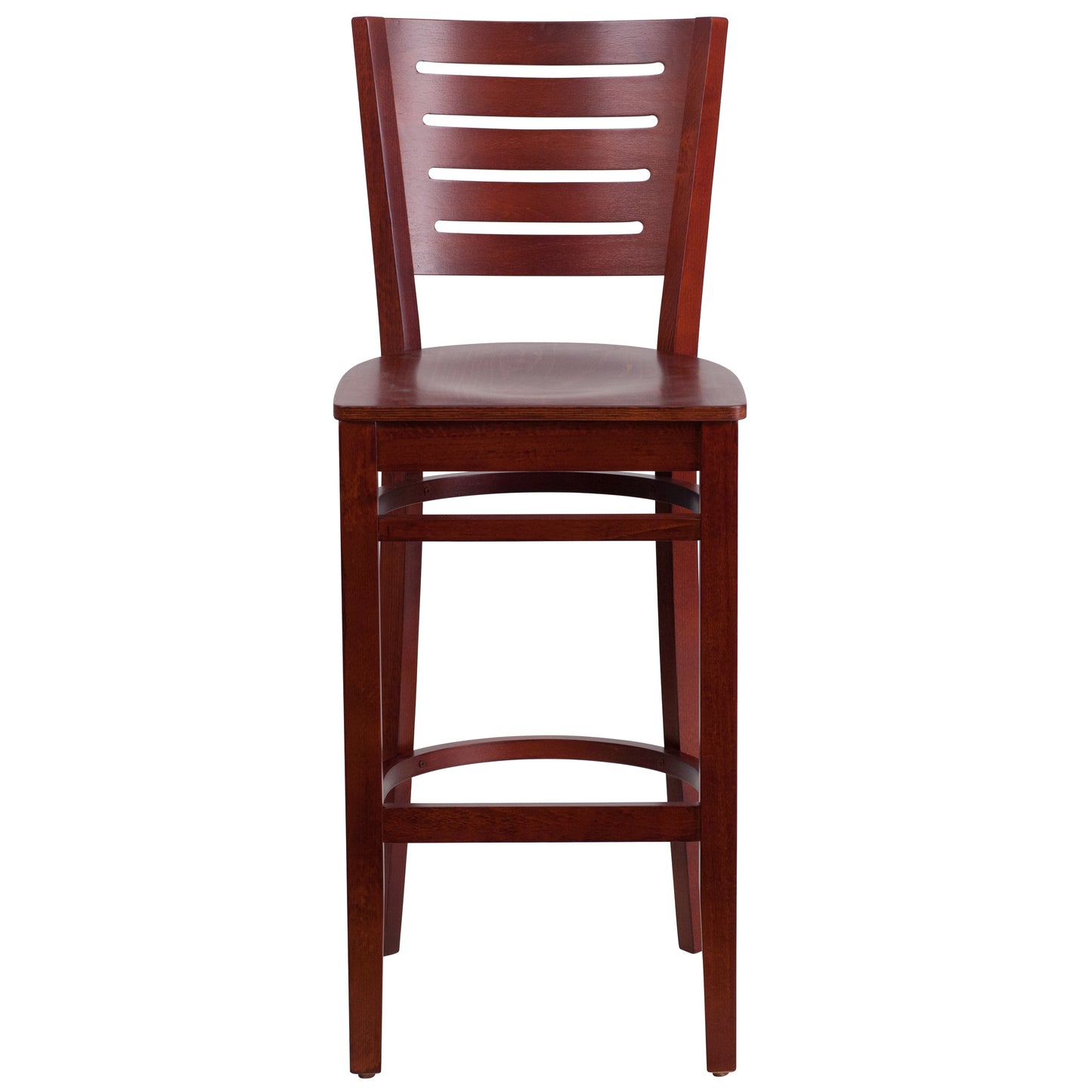 Mahogany Wood Stool XU-DG-W0108BBAR-MAH-MAH-GG