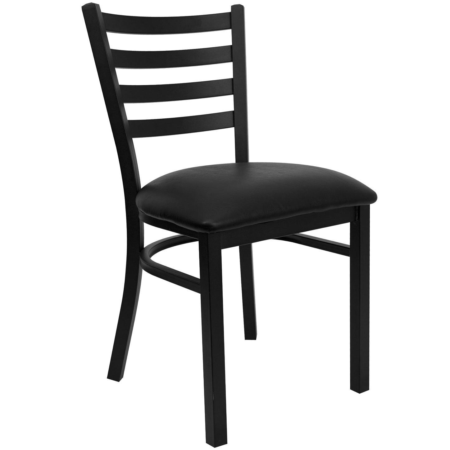 Black Ladder Chair-Black Seat XU-DG694BLAD-BLKV-GG