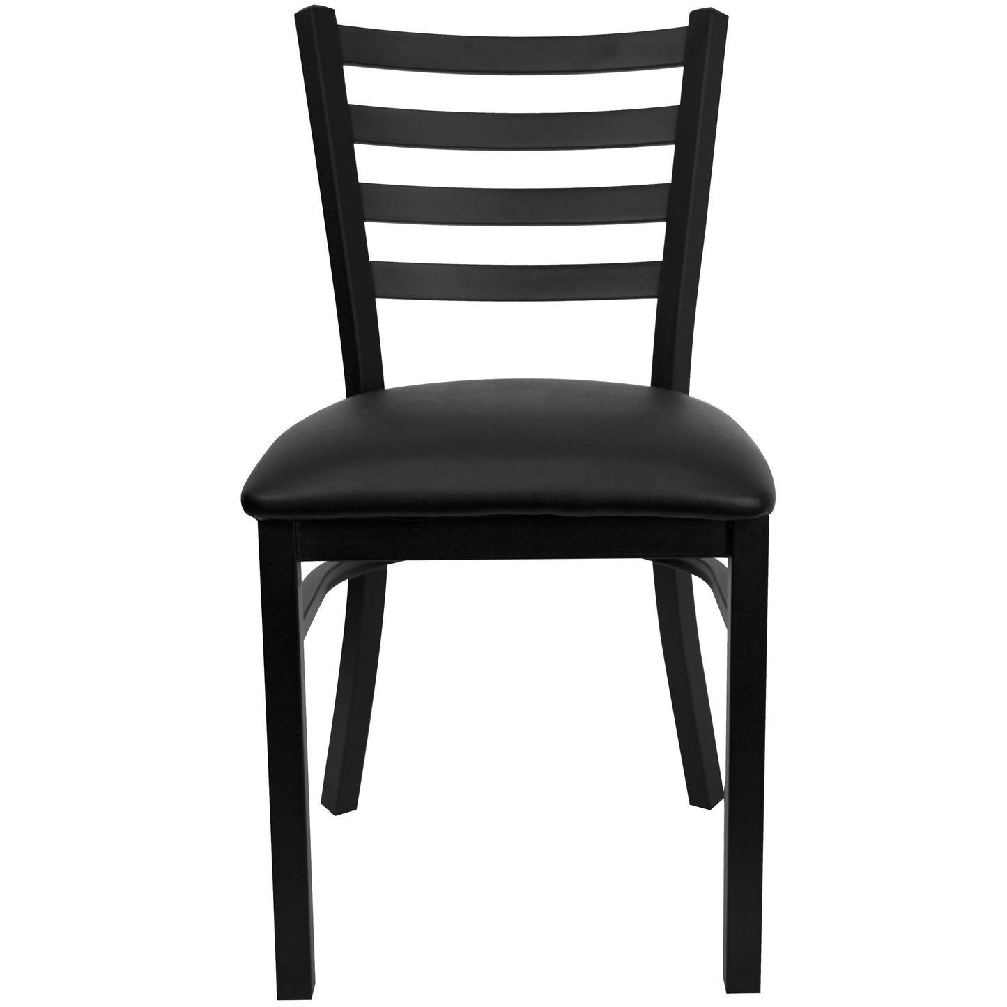 Black Ladder Chair-Black Seat XU-DG694BLAD-BLKV-GG