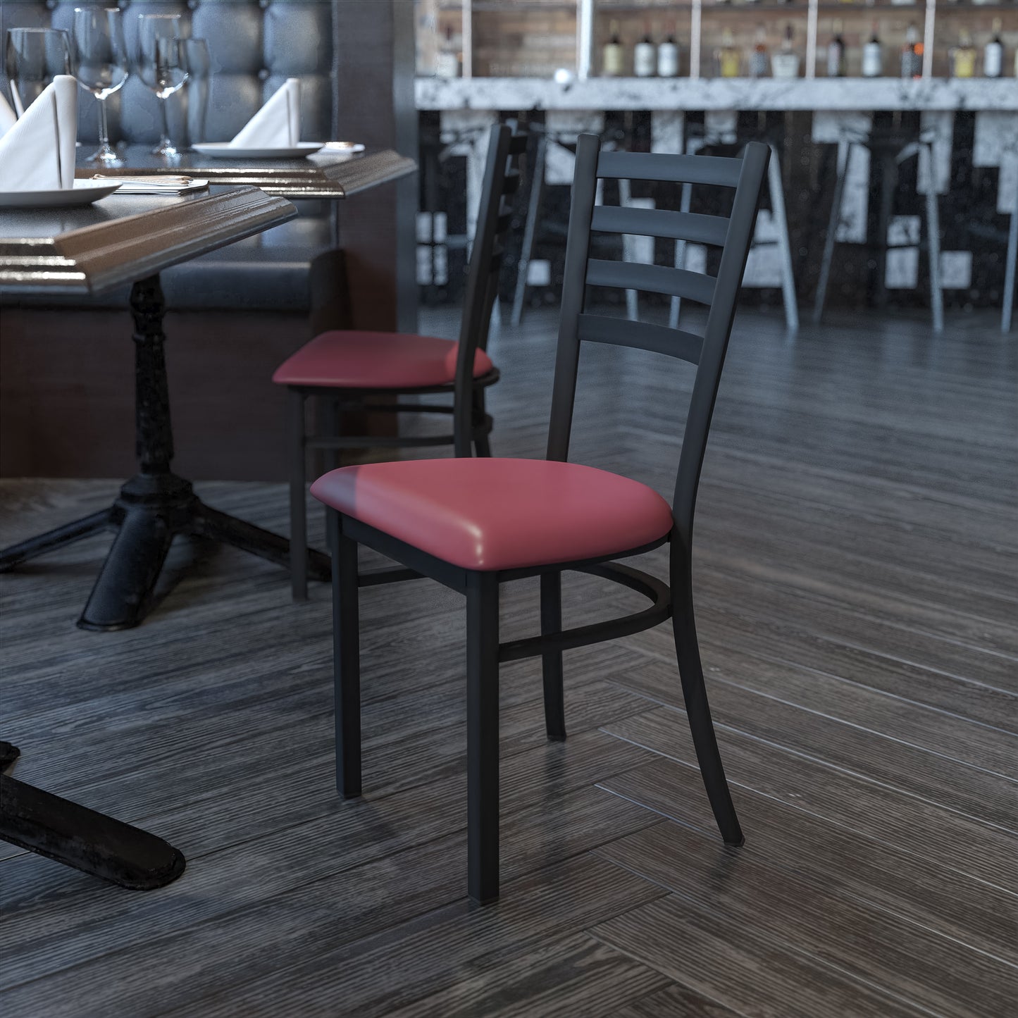 Metal Dining Chair for High Traffic Businesses