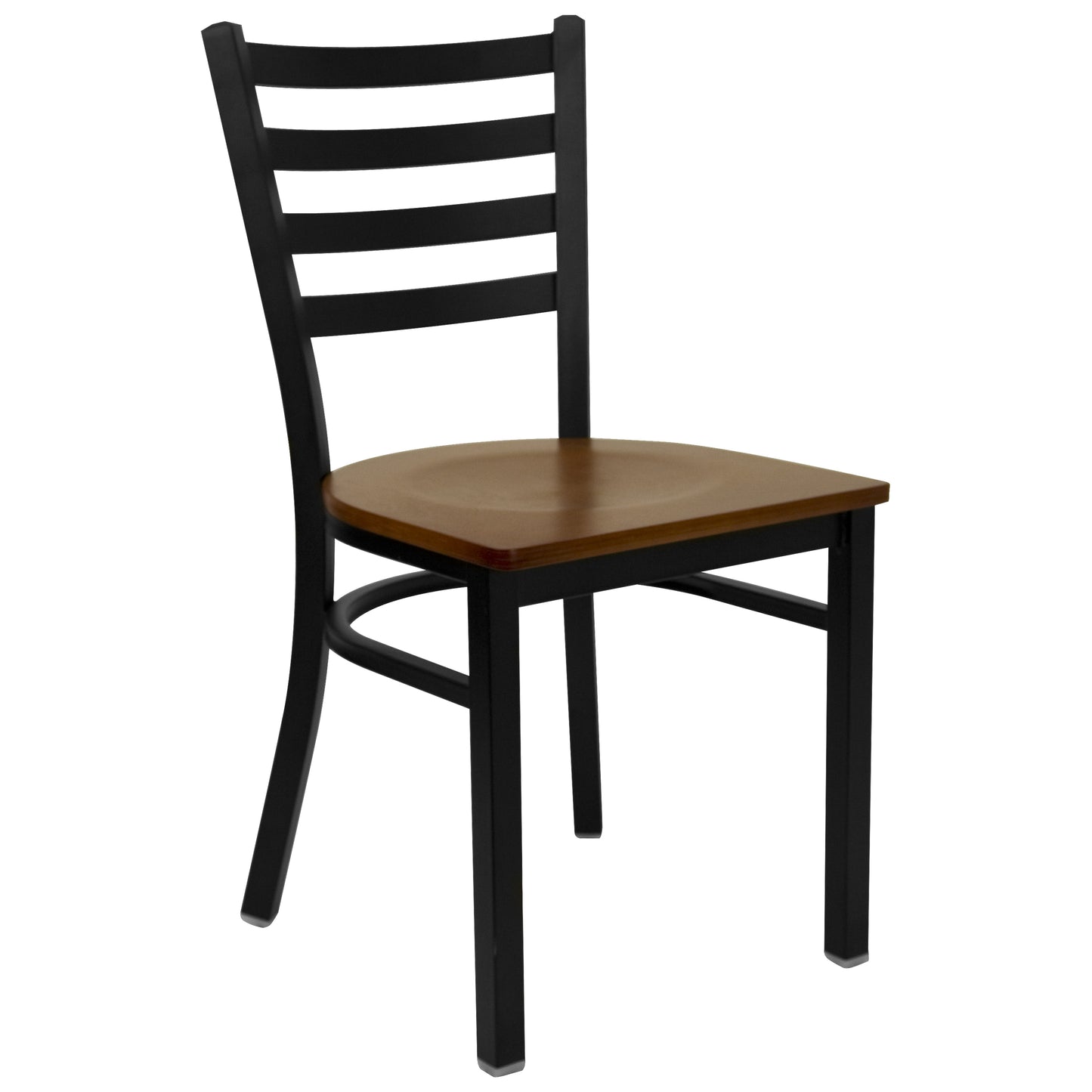 Black Ladder Chair-Cherry Seat XU-DG694BLAD-CHYW-GG