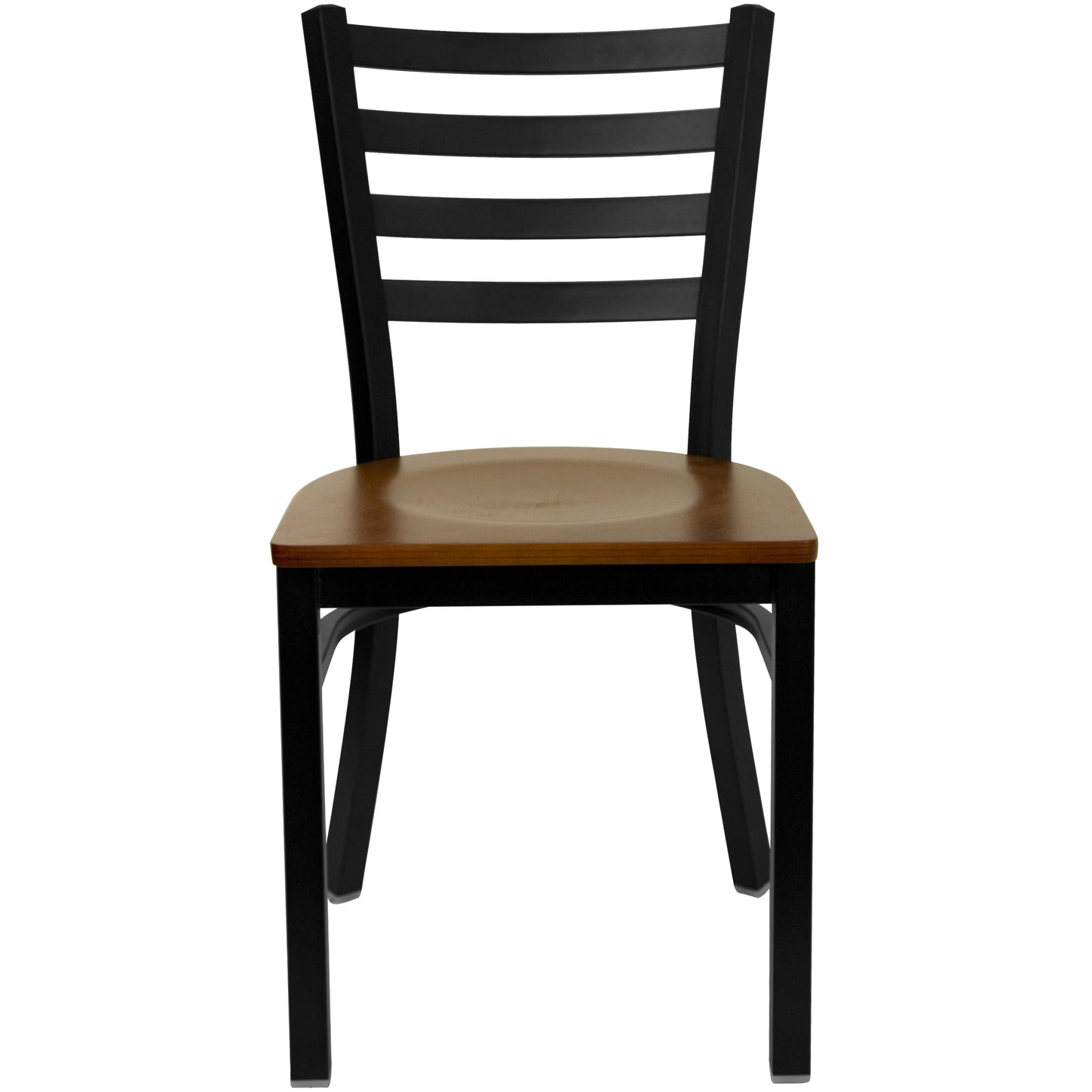 Black Ladder Chair-Cherry Seat XU-DG694BLAD-CHYW-GG