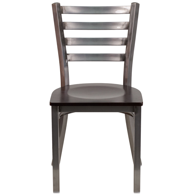 Clear Ladder Chair-Wal Seat XU-DG694BLAD-CLR-WALW-GG