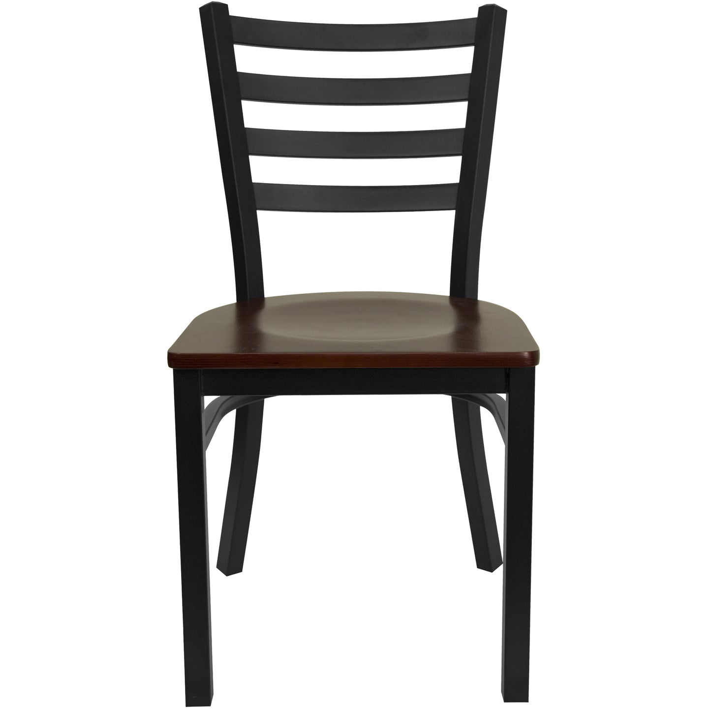 Black Ladder Chair-Mah Seat XU-DG694BLAD-MAHW-GG