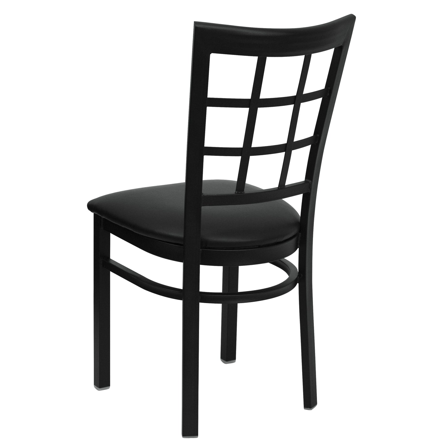 Black Window Chair-Black Seat XU-DG6Q3BWIN-BLKV-GG