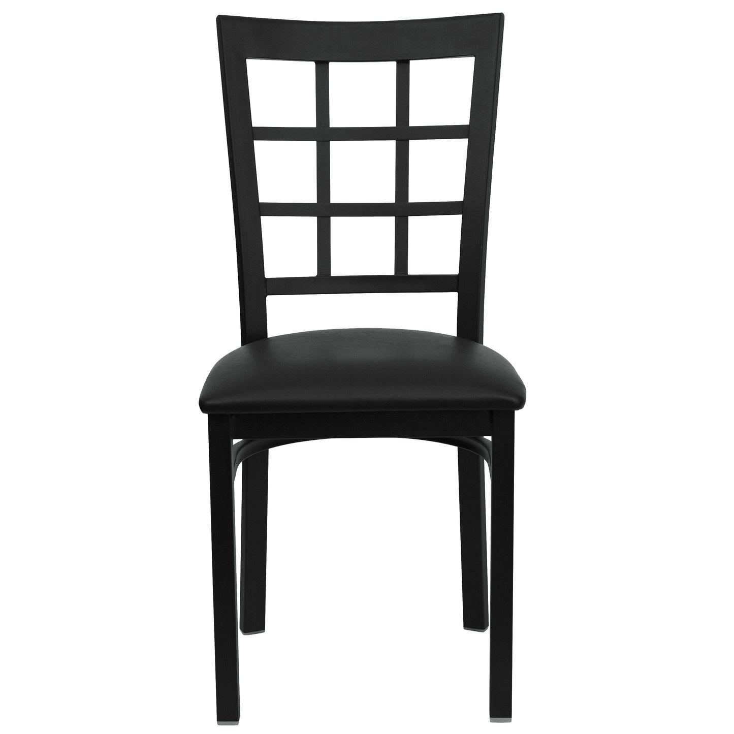 Black Window Chair-Black Seat XU-DG6Q3BWIN-BLKV-GG