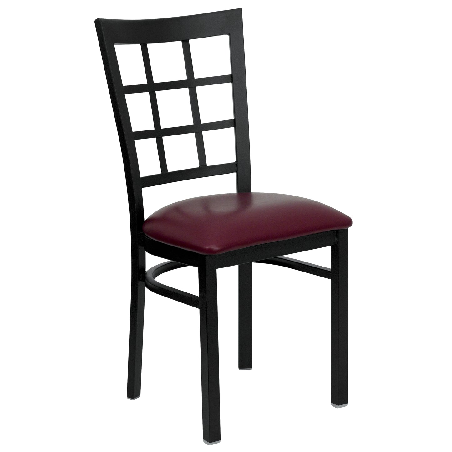 Black Window Chair-Burg Seat XU-DG6Q3BWIN-BURV-GG