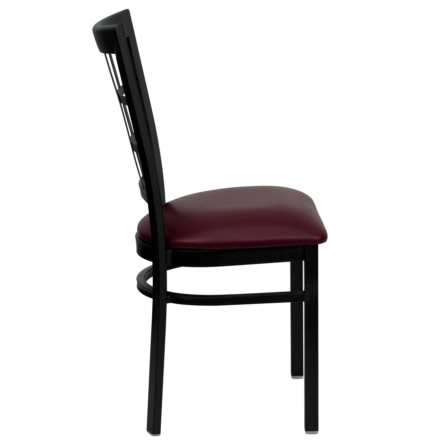 Black Window Chair-Burg Seat XU-DG6Q3BWIN-BURV-GG