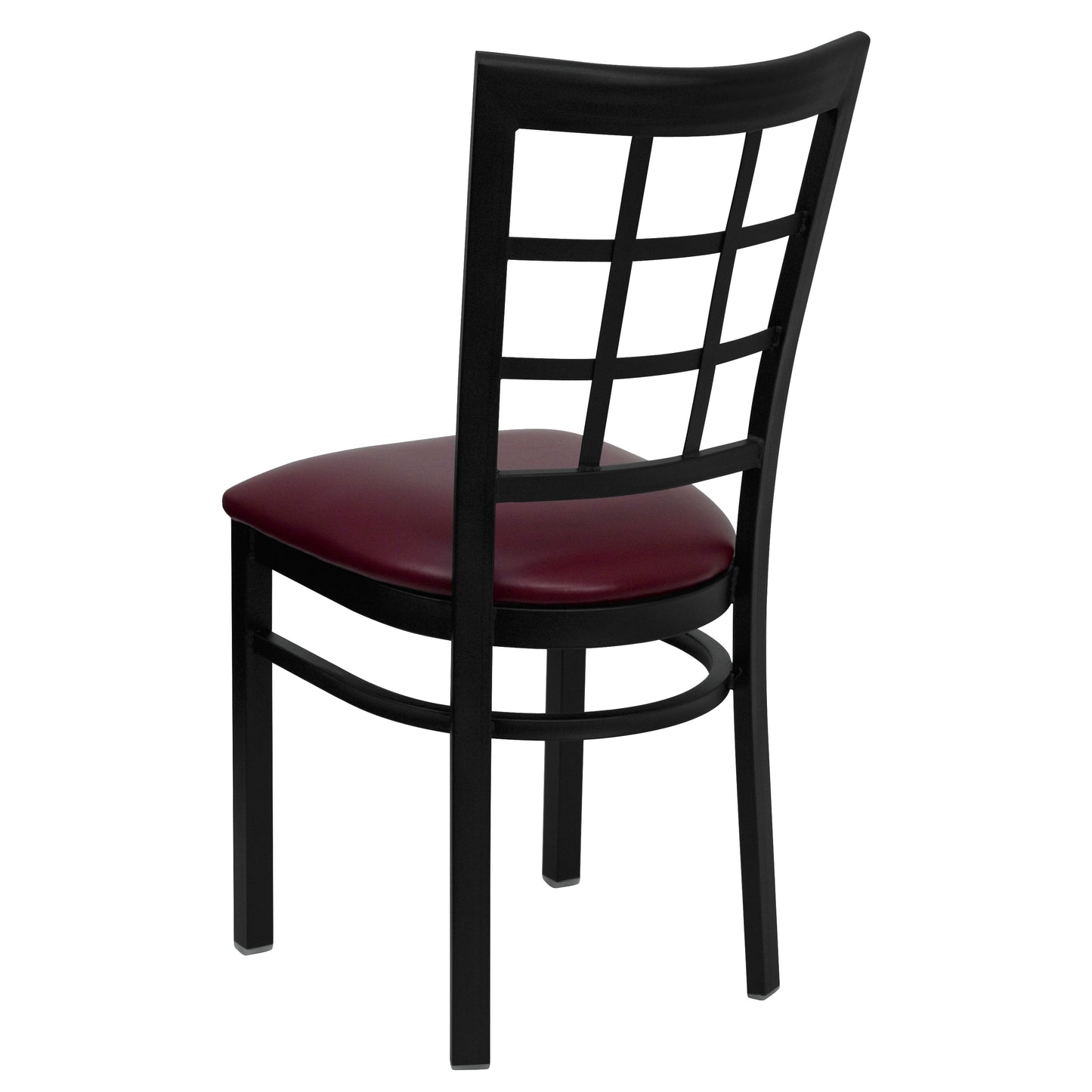 Black Window Chair-Burg Seat XU-DG6Q3BWIN-BURV-GG